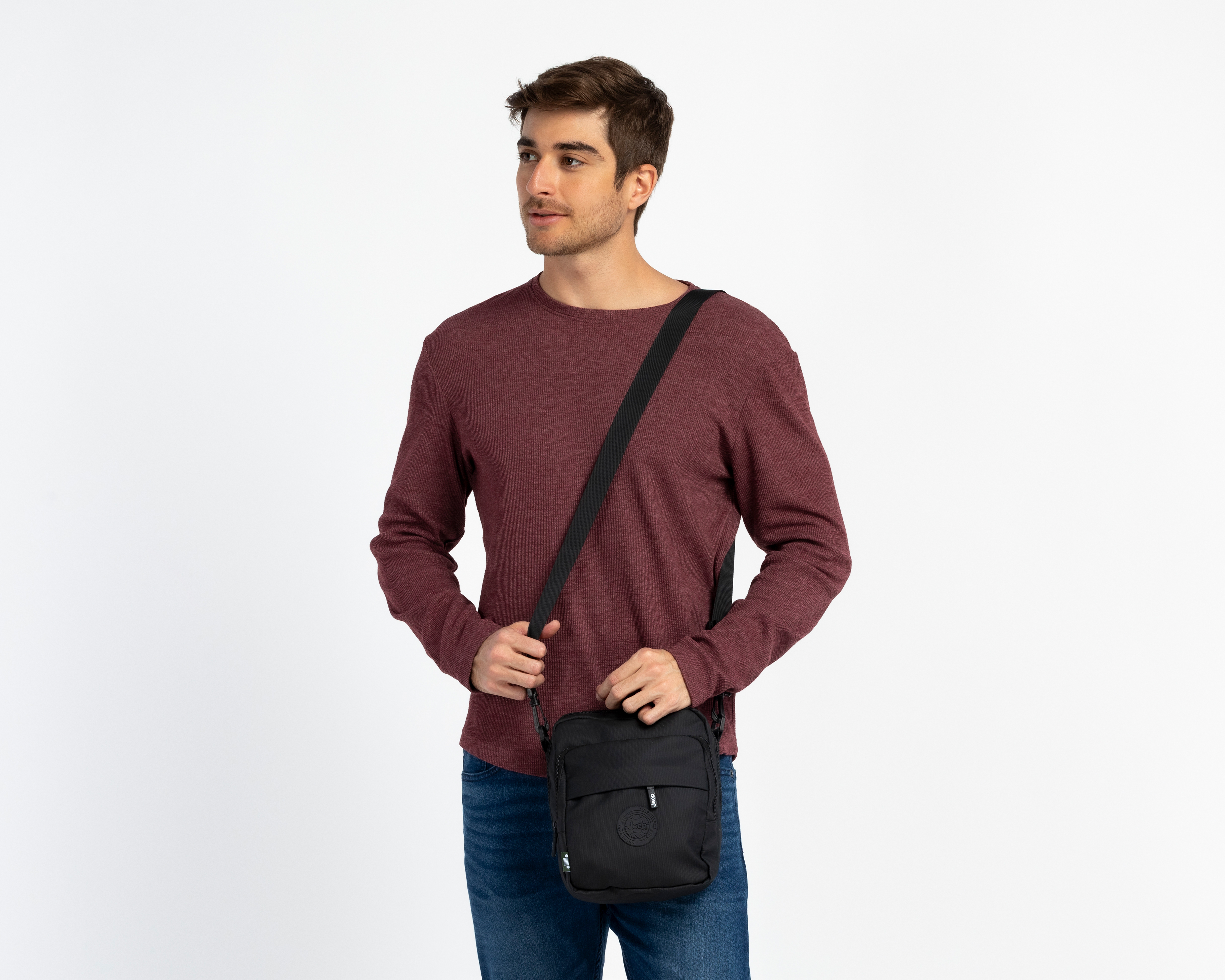 Foto 9 pulgar | Foto 8 | Bandolera Jeep para Hombre