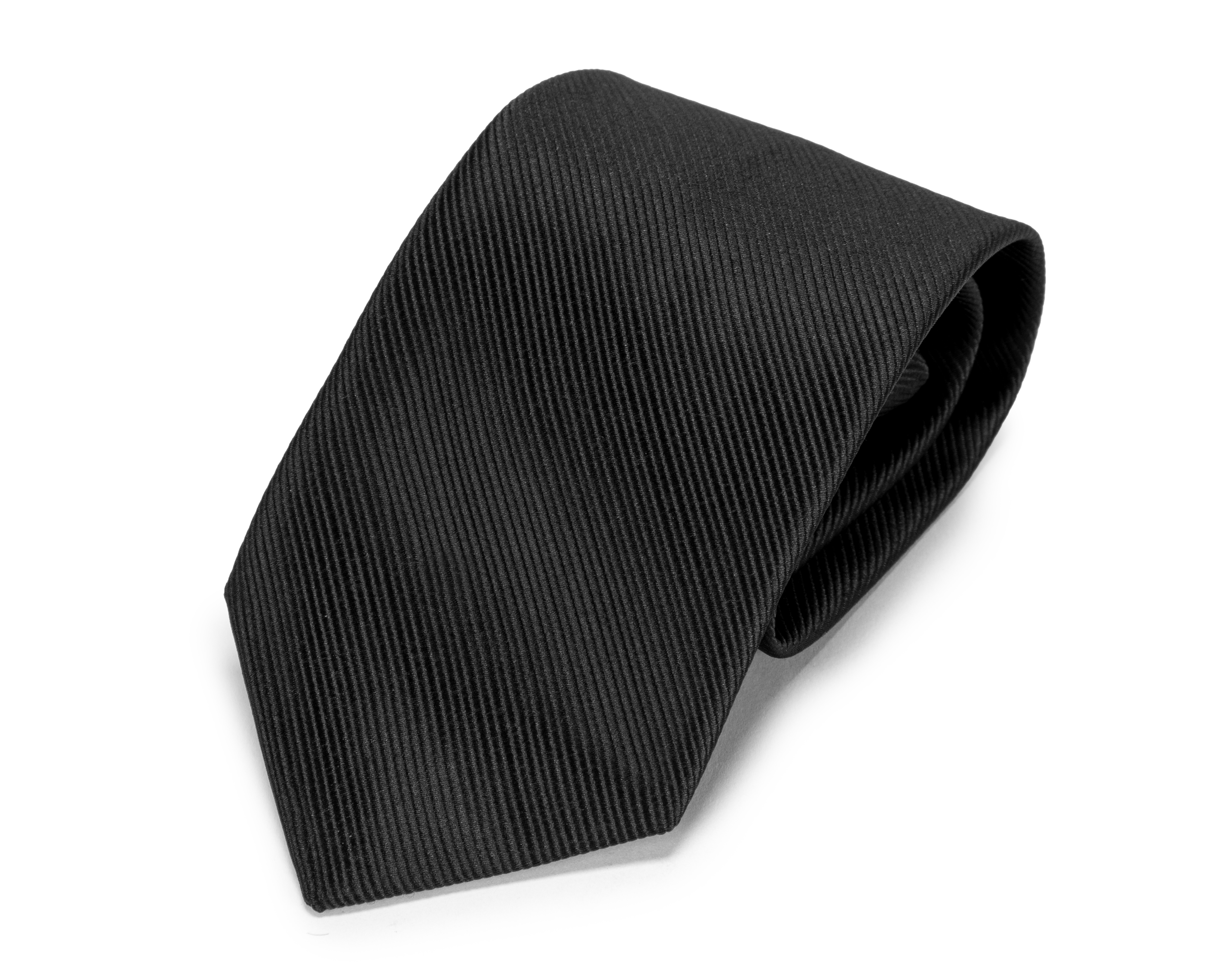 Corbata Lisa Wall Street Negra