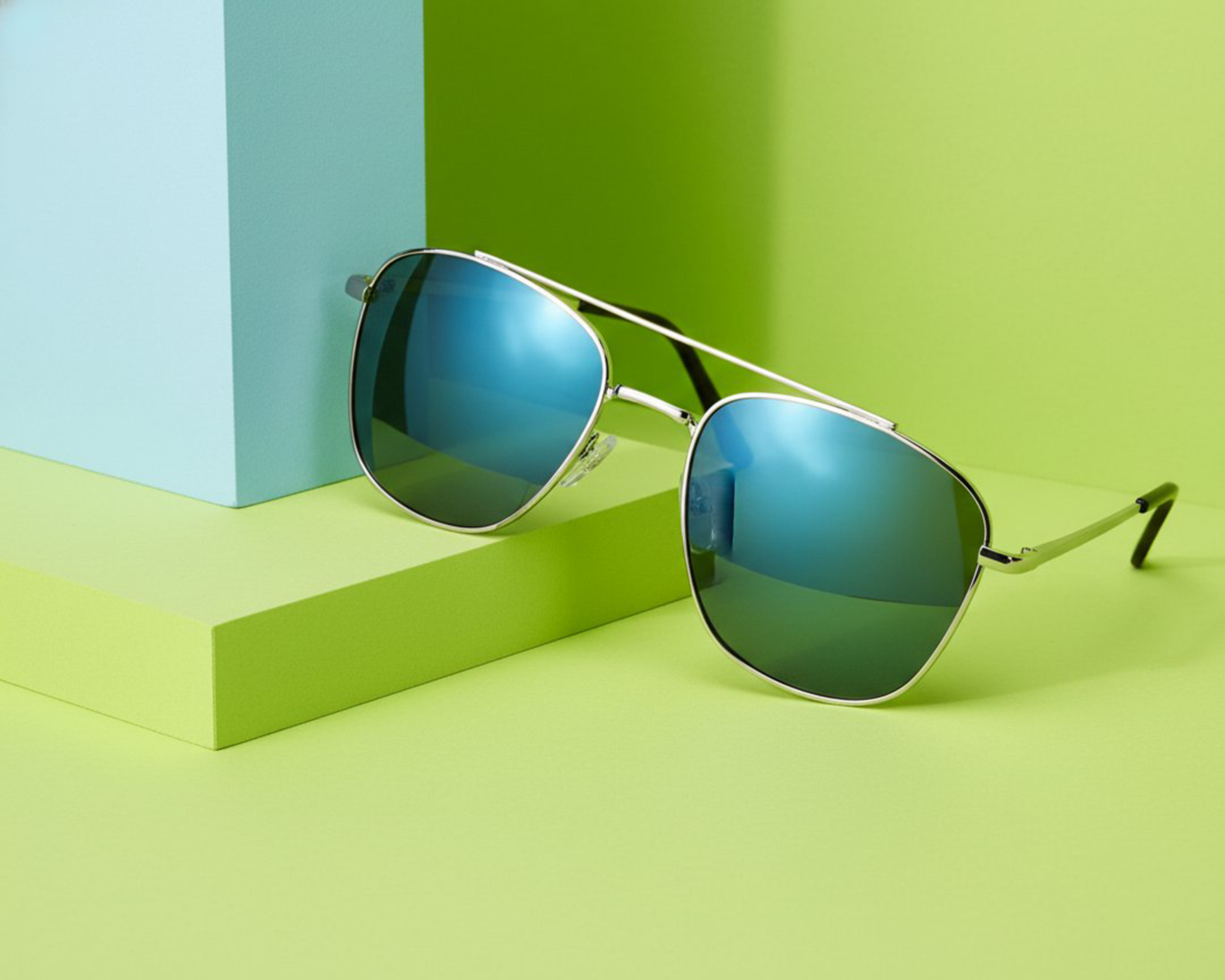 Foto 7 pulgar | Foto 6 | Lentes de Sol para Hombre Refill Aviador Plateados