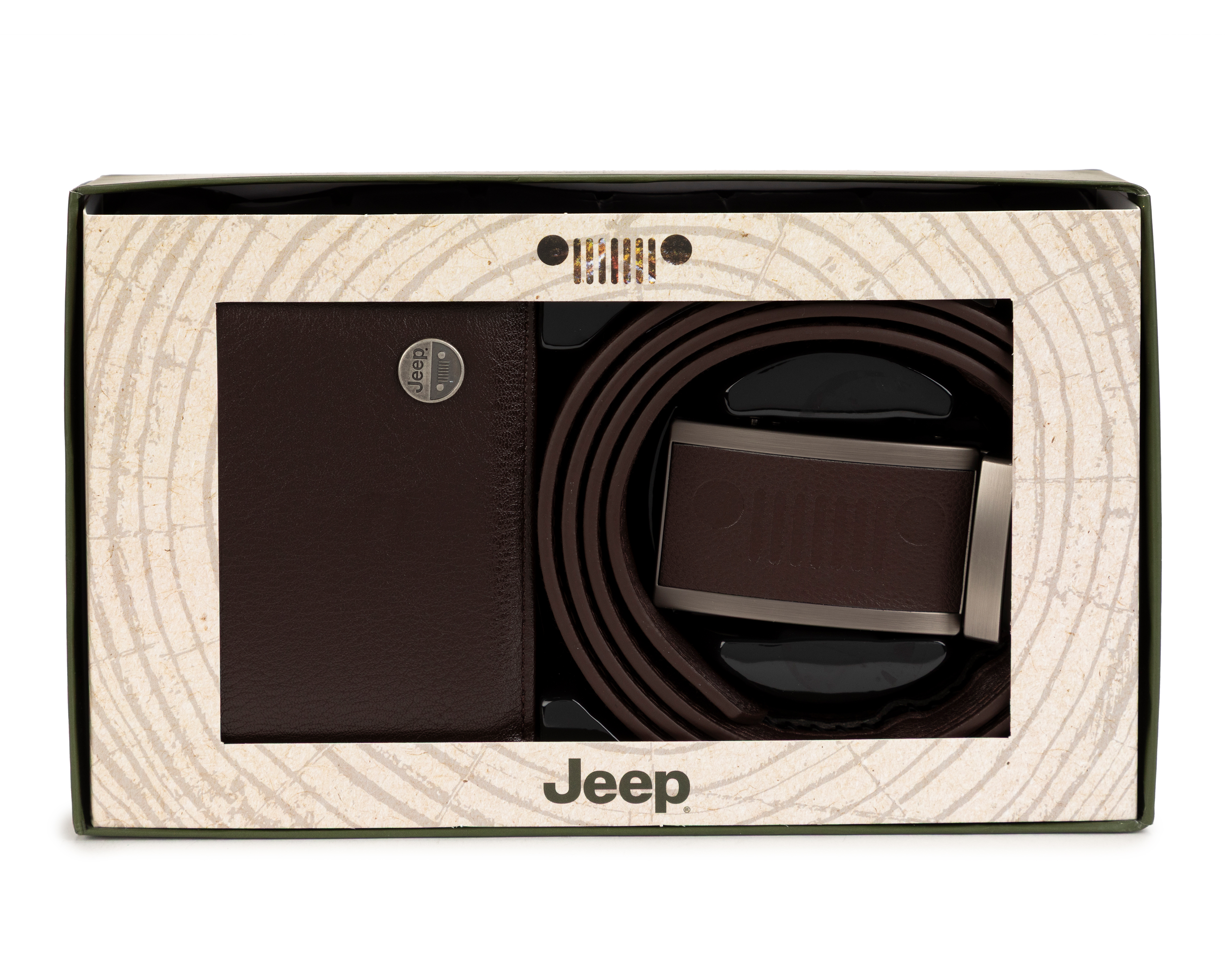 Foto 2 pulgar | Foto 1 | Cartera para Hombre Jeep con Cinturón