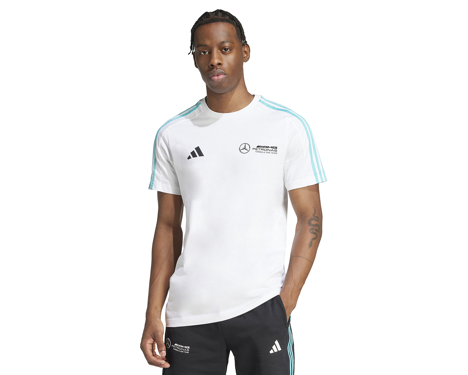 Foto 2 pulgar | Foto 1 | Playera DNA Mercedes-AMG Petronas Fórmula One Team Adidas para Hombre