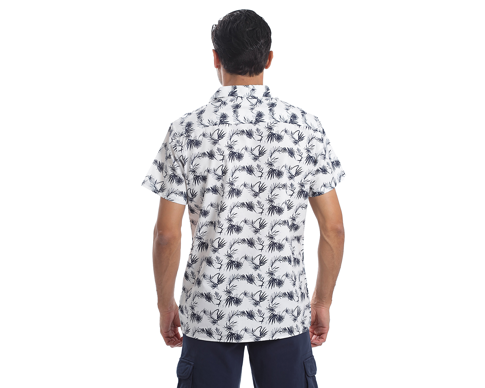 Foto 4 pulgar | Foto 3 | Camisa Casual Chaps Slim Fit Full Print para Hombre