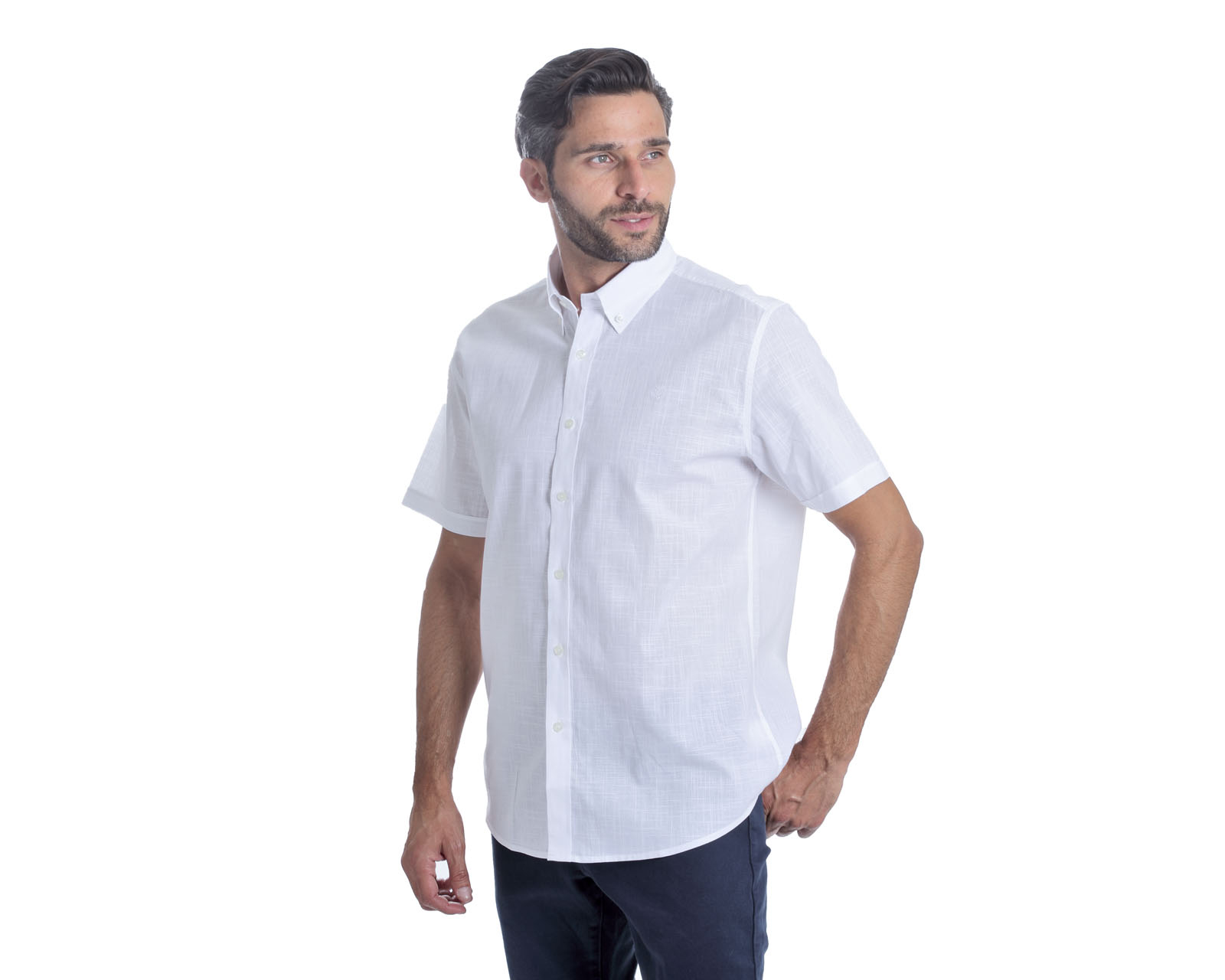 Foto 2 | Foto 2 | Camisa Casual de Algodón Chaps Slim Fit para Hombre