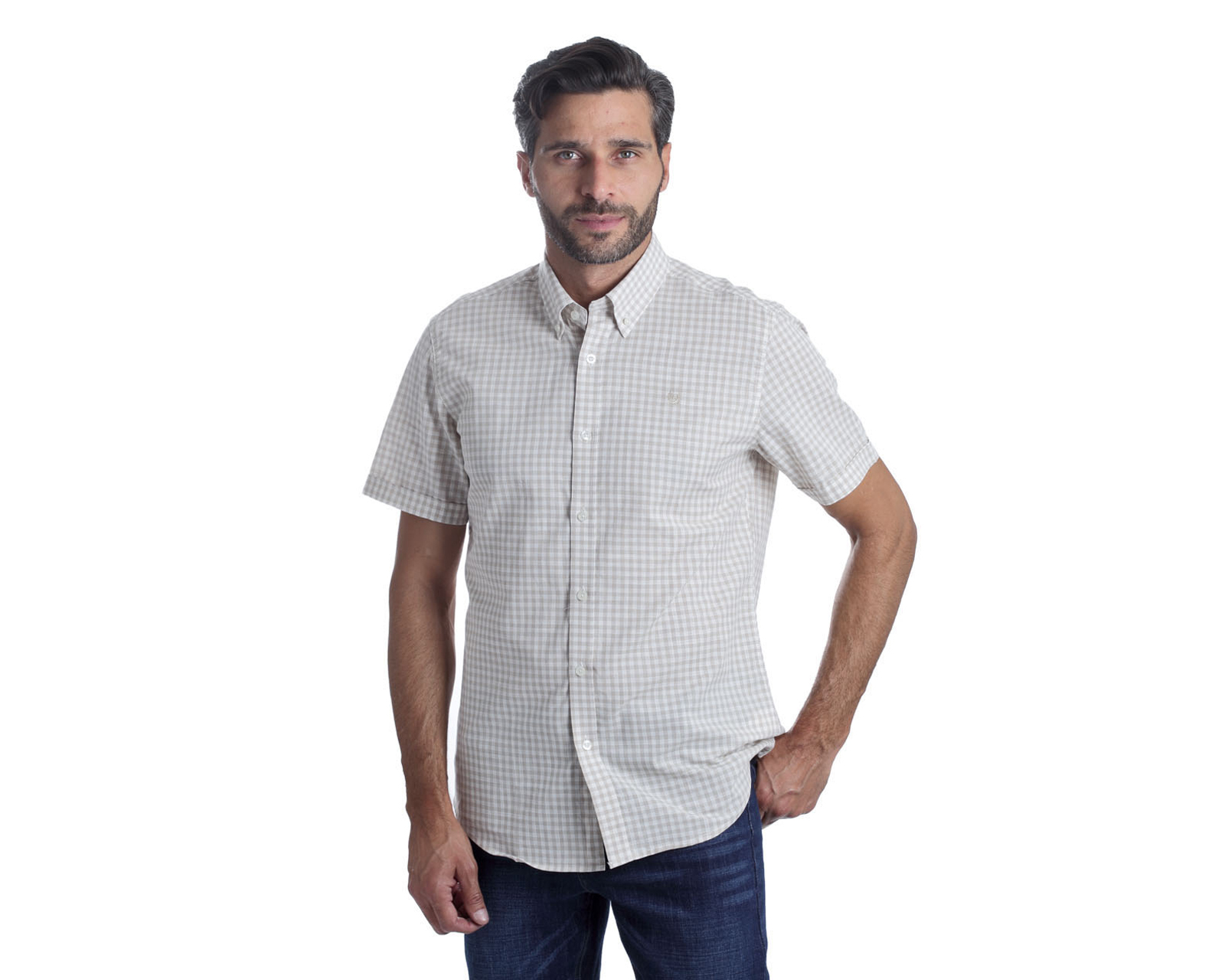 Foto 1 | Foto 1 | Camisa Casual de Algodón Chaps Slim Fit para Hombre