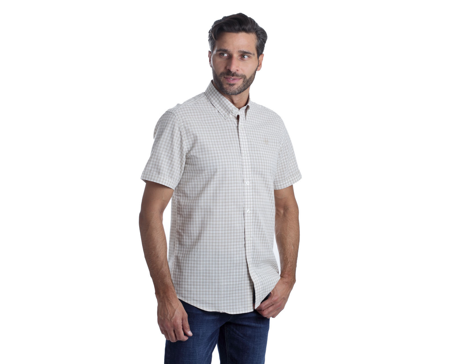 Foto 2 | Foto 2 | Camisa Casual de Algodón Chaps Slim Fit para Hombre