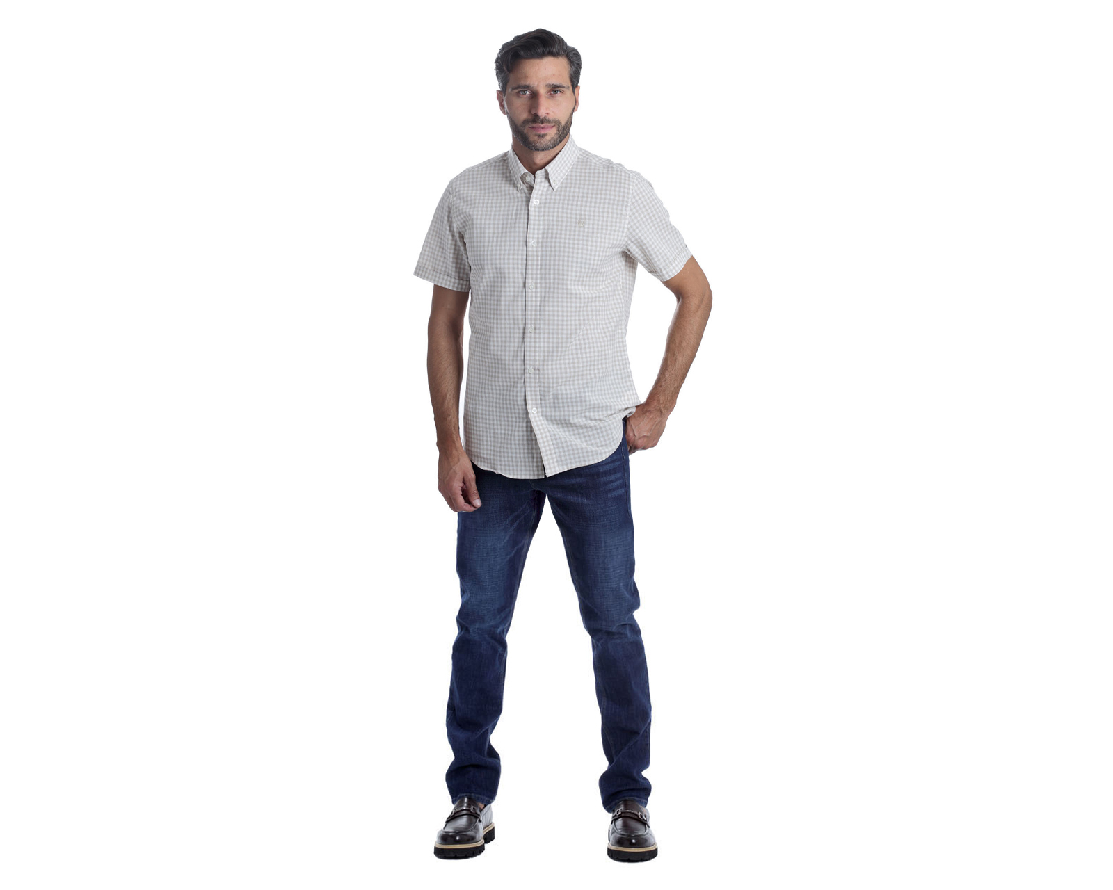 Foto 5 | Foto 5 | Camisa Casual de Algodón Chaps Slim Fit para Hombre