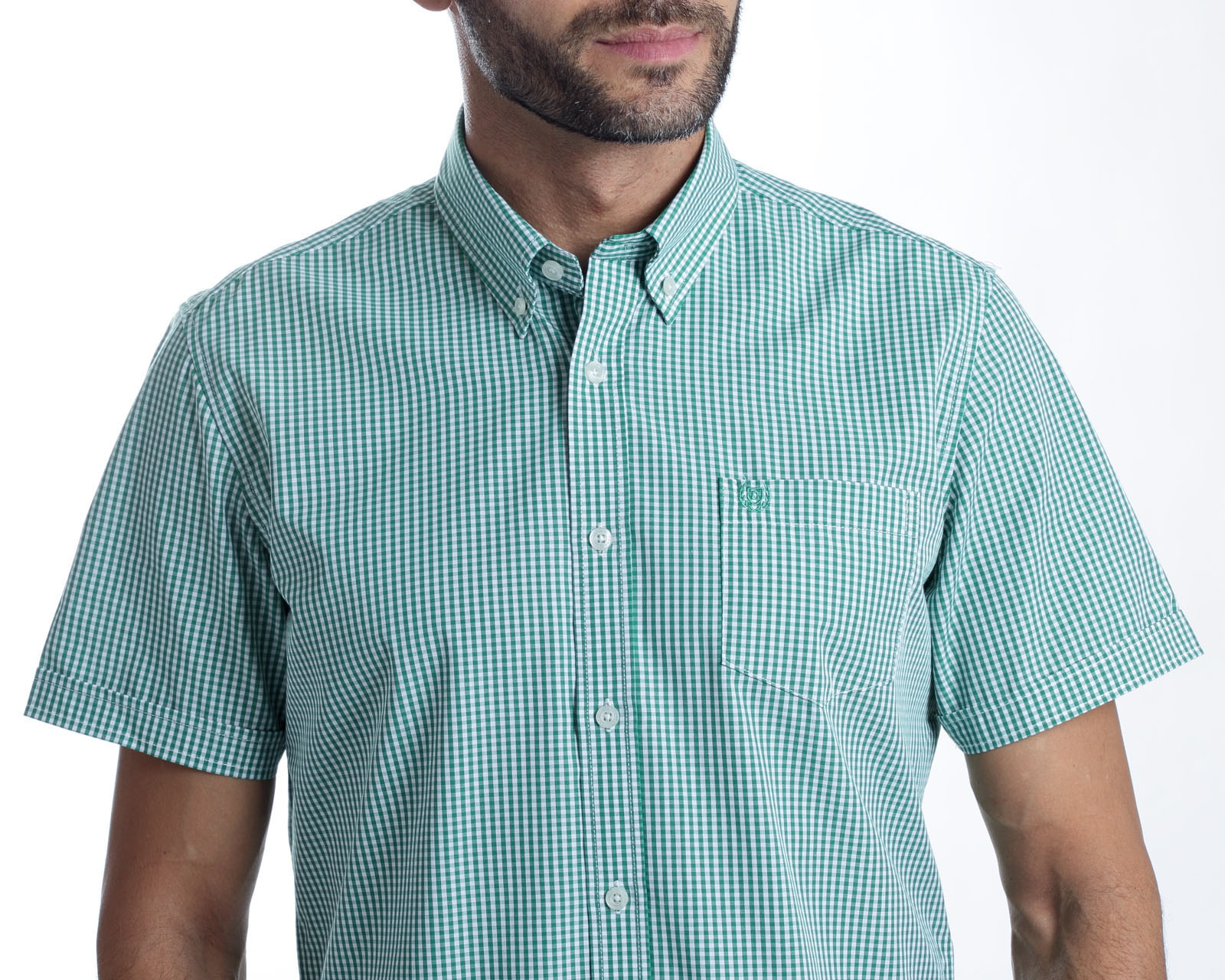 Foto 5 pulgar | Foto 4 | Camisa Casual de Algodón Chaps Slim Fit a Cuadros para Hombre