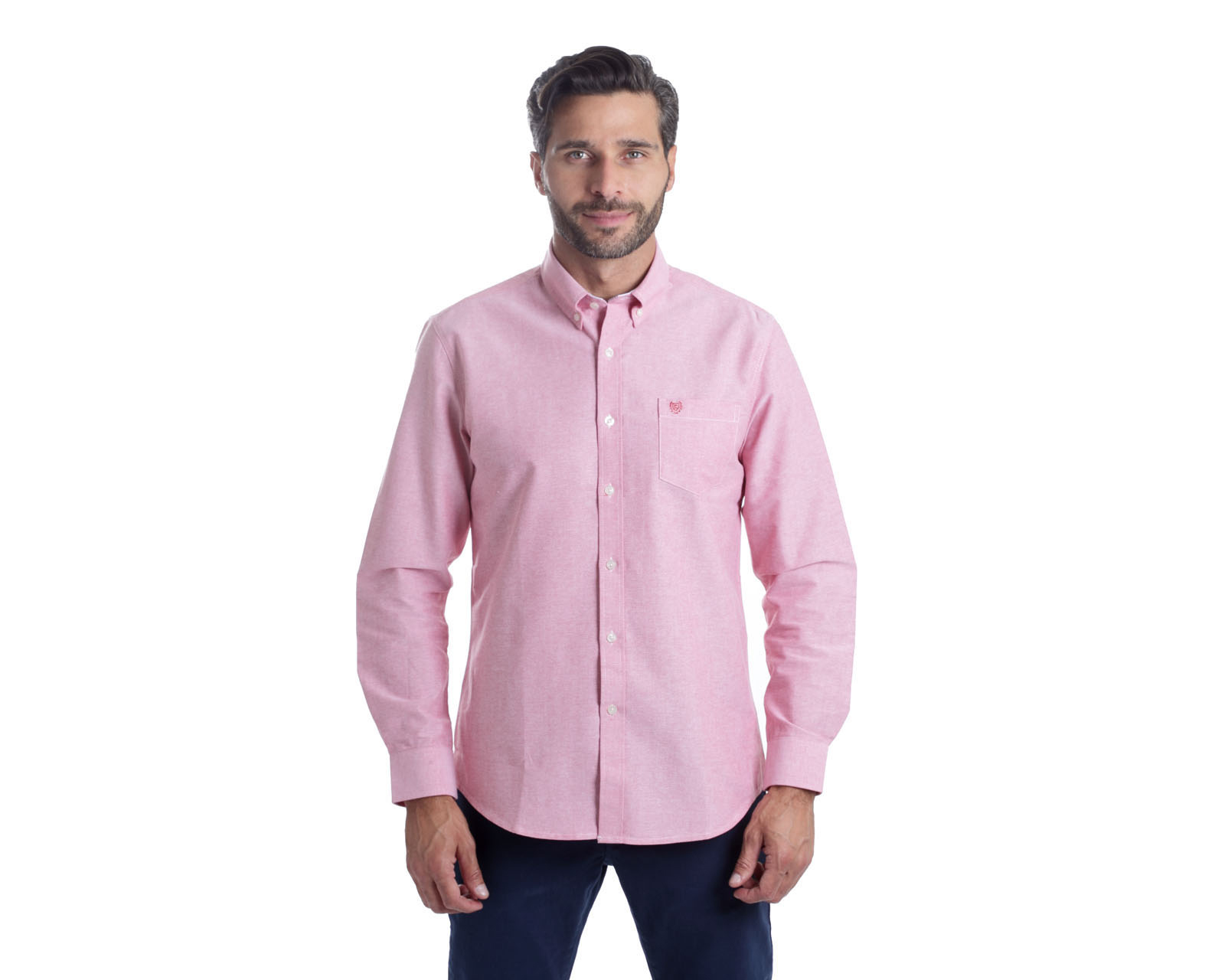 Camisa Casual de Algodón Chaps Slim Fit para Hombre