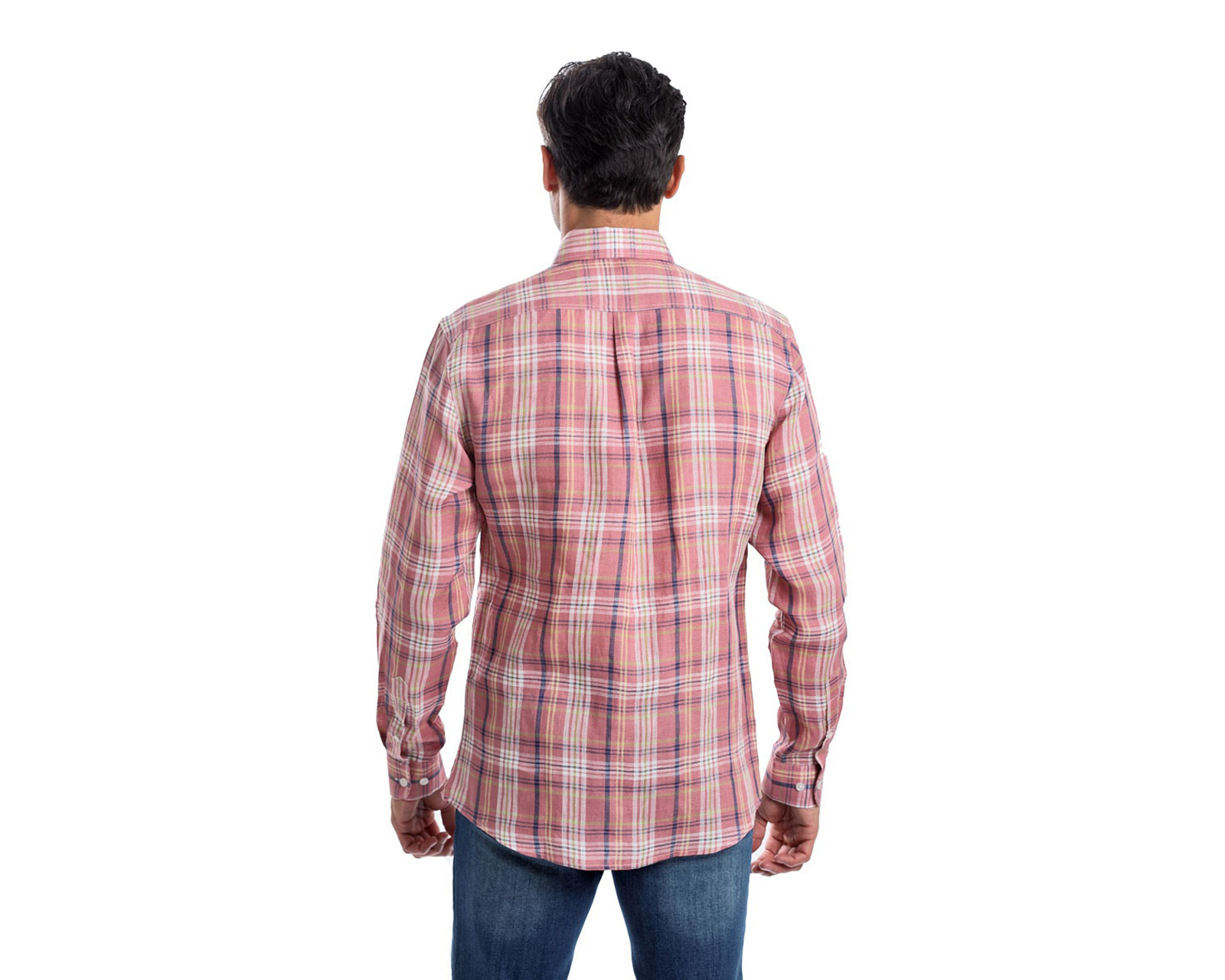 Foto 4 pulgar | Foto 3 | Camisa Casual de Algodón Chaps Slim Fit a Cuadros para Hombre