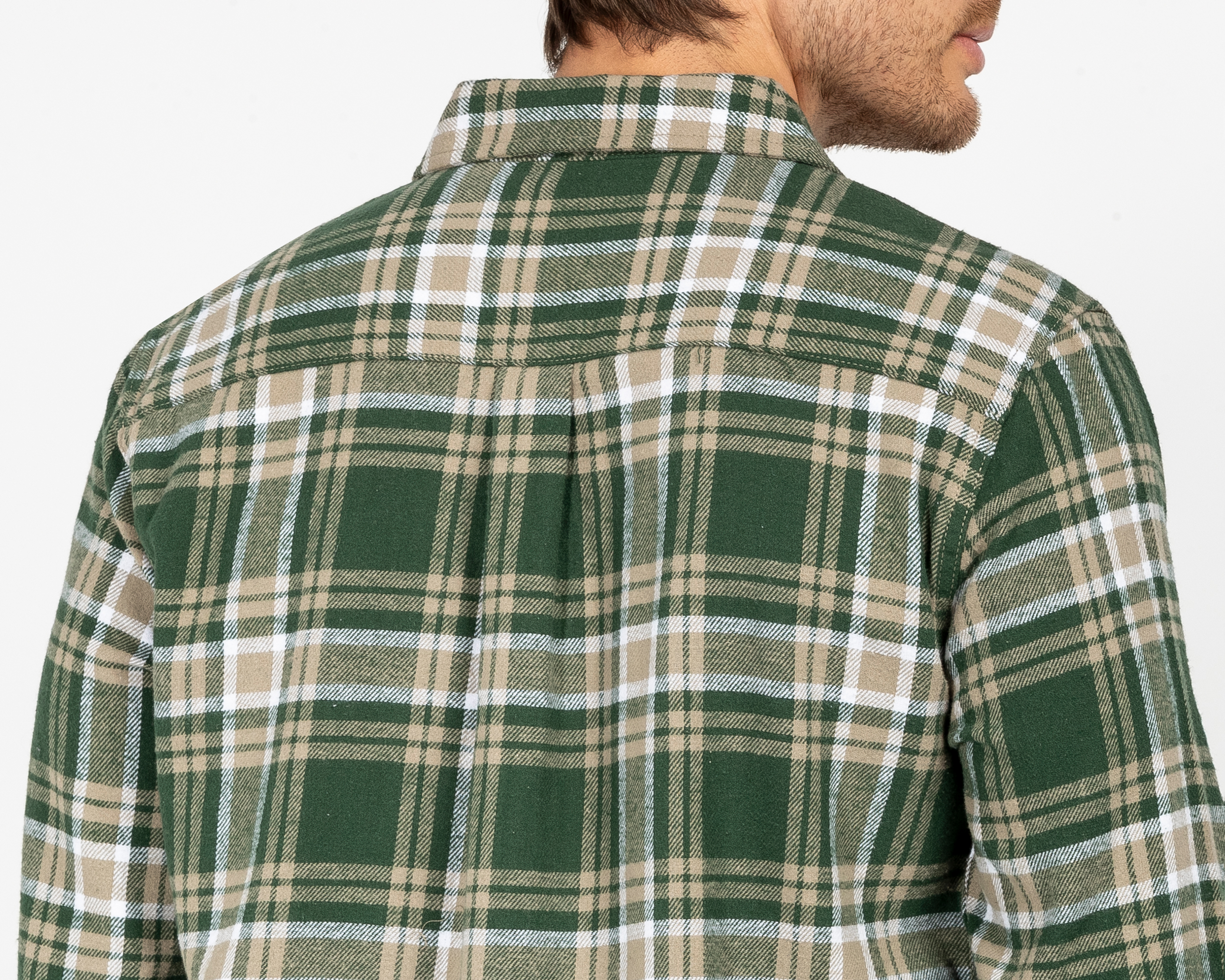 Foto 5 | Foto 5 | Camisa Casual de Algodón Refill Regular Fit a Cuadros para Hombre