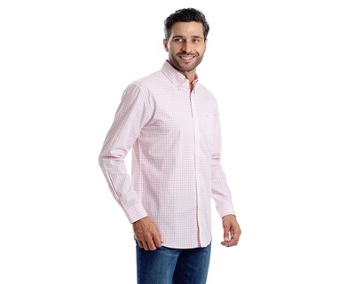 Foto 2 | Foto 2 | Camisa Casual de Algodón Chaps Slim Fit a Cuadros para Hombre