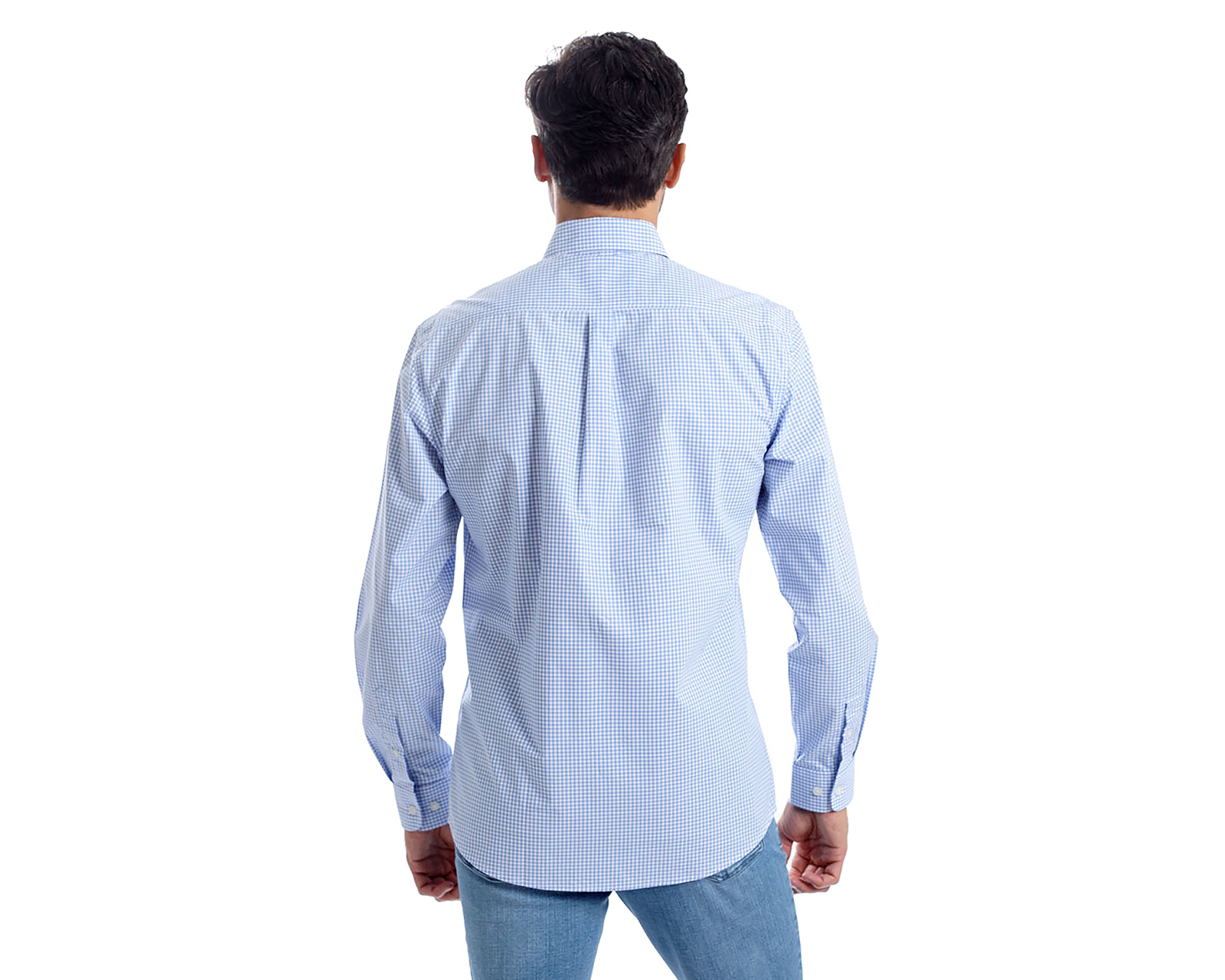 Foto 3 | Foto 3 | Camisa Casual de Algodón Chaps Slim Fit a Cuadros para Hombre