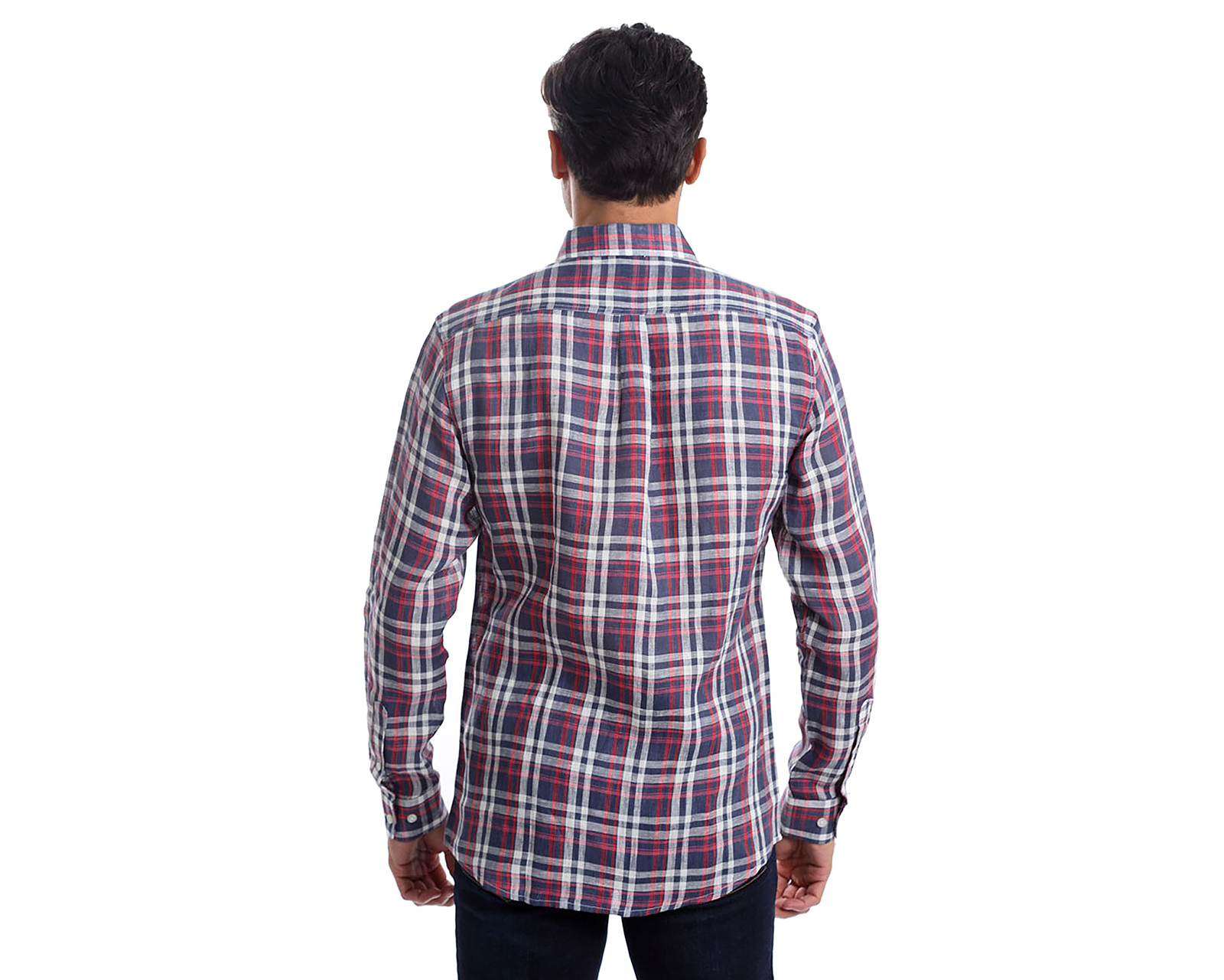 Foto 3 | Foto 3 | Camisa Casual Chaps Slim Fit a Cuadros para Hombre