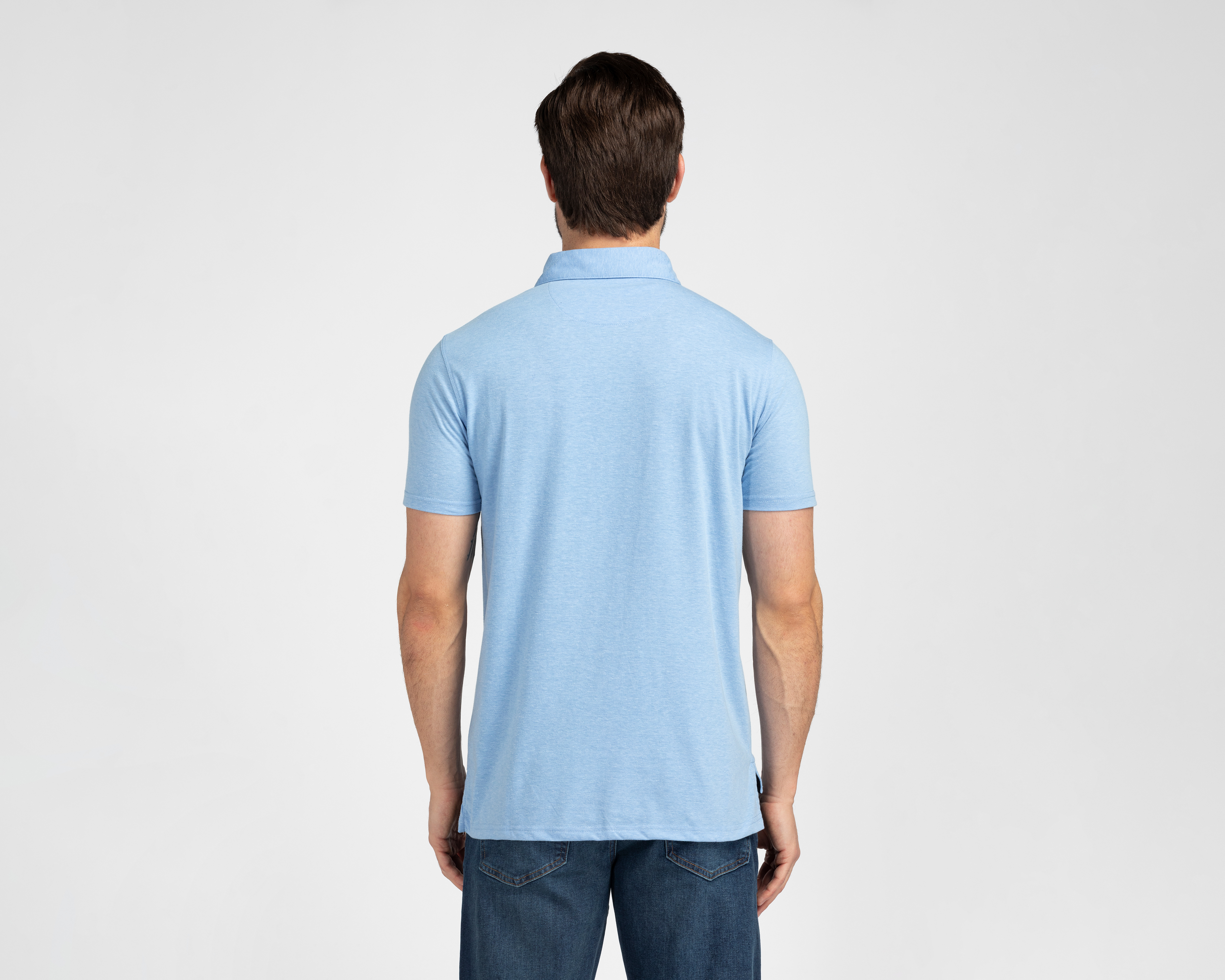 Foto 3 pulgar | Foto 2 | Playera Polo Chaps Azul para Hombre