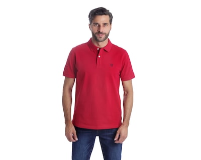 Foto 1 | Foto 1 | Playera Polo Chaps Roja para Hombre
