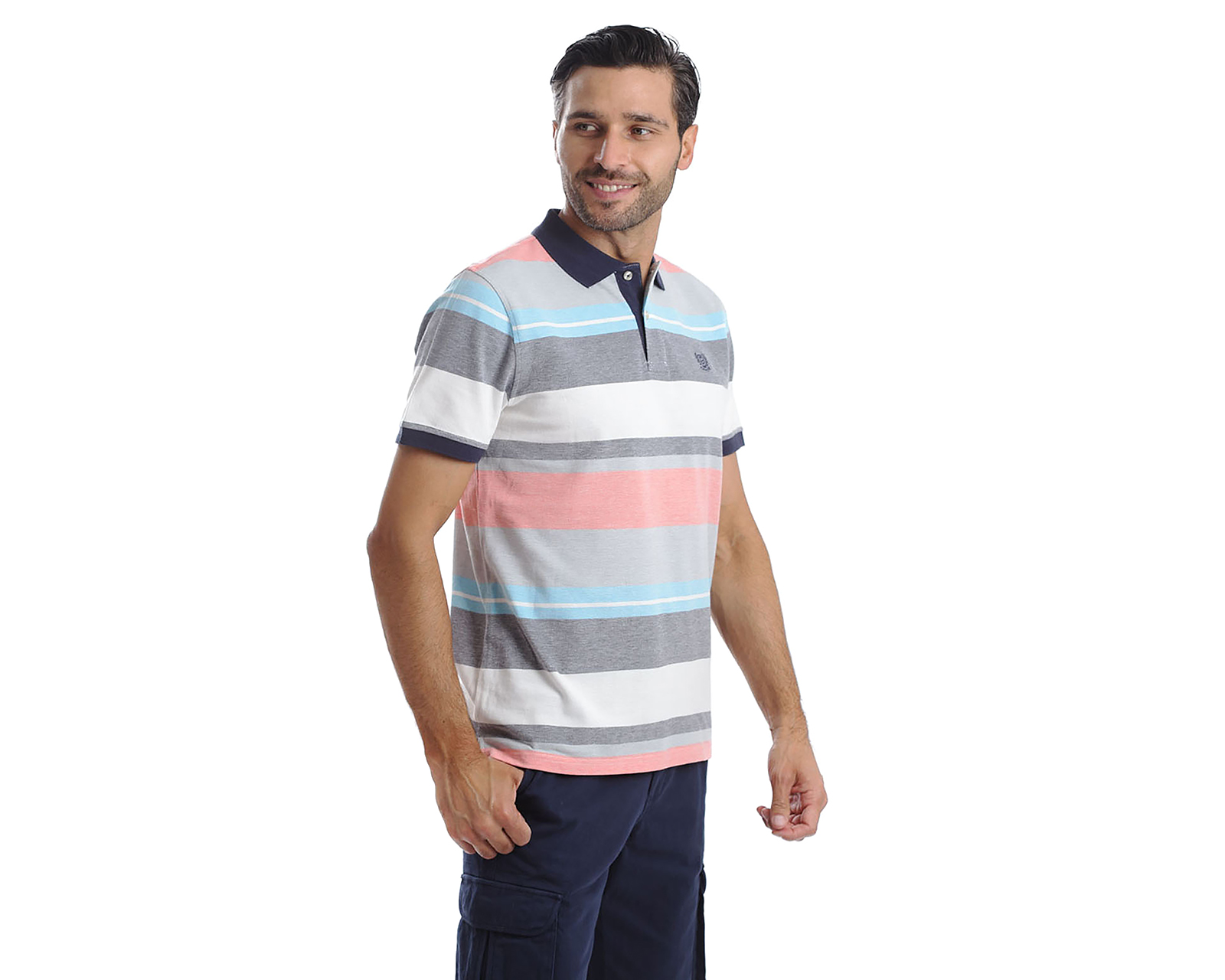 Foto 3 pulgar | Foto 2 | Playera Polo Chaps Multicolor para Hombre