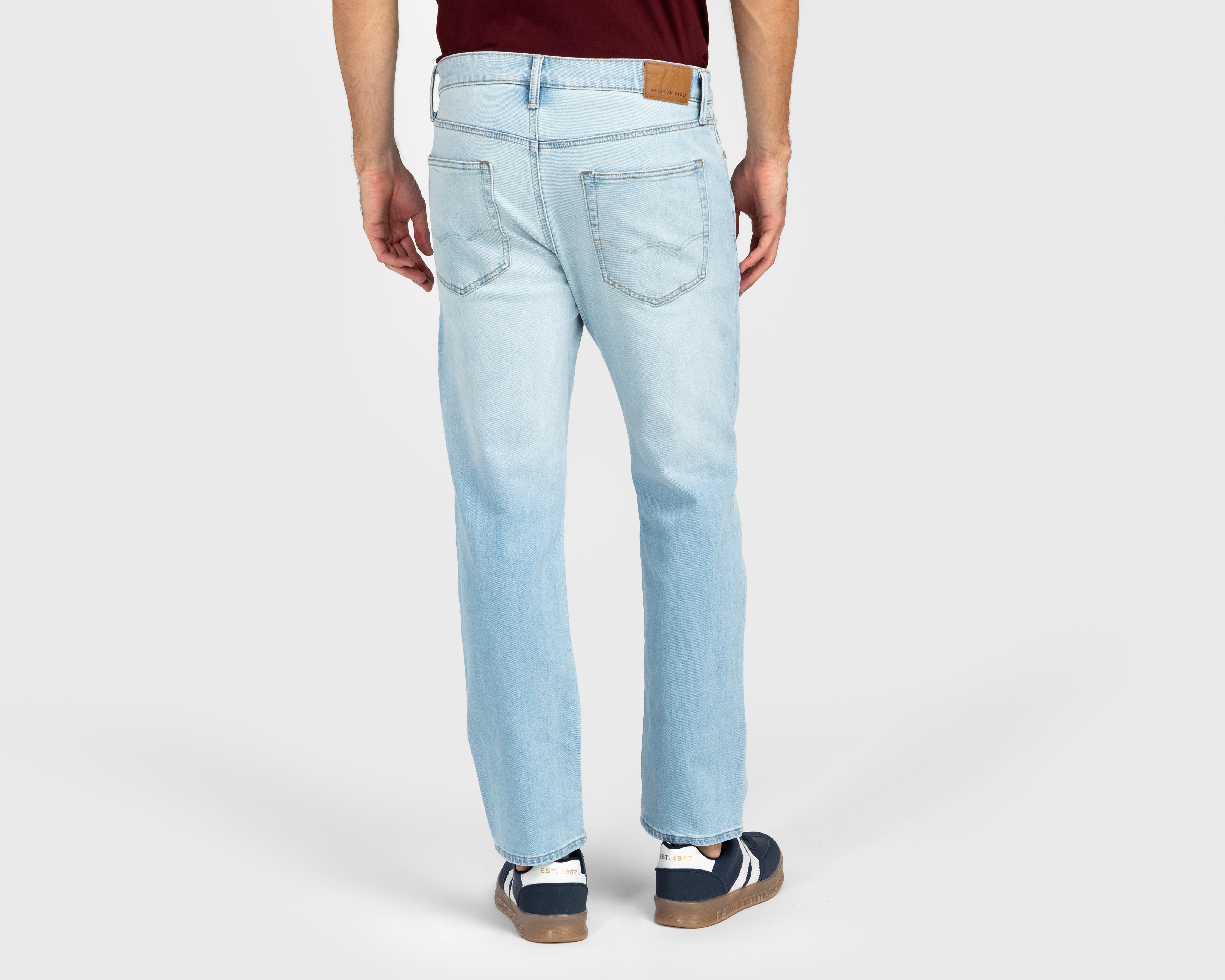 Foto 3 pulgar | Foto 2 | Jeans Slim Straight American Eagle para Hombre