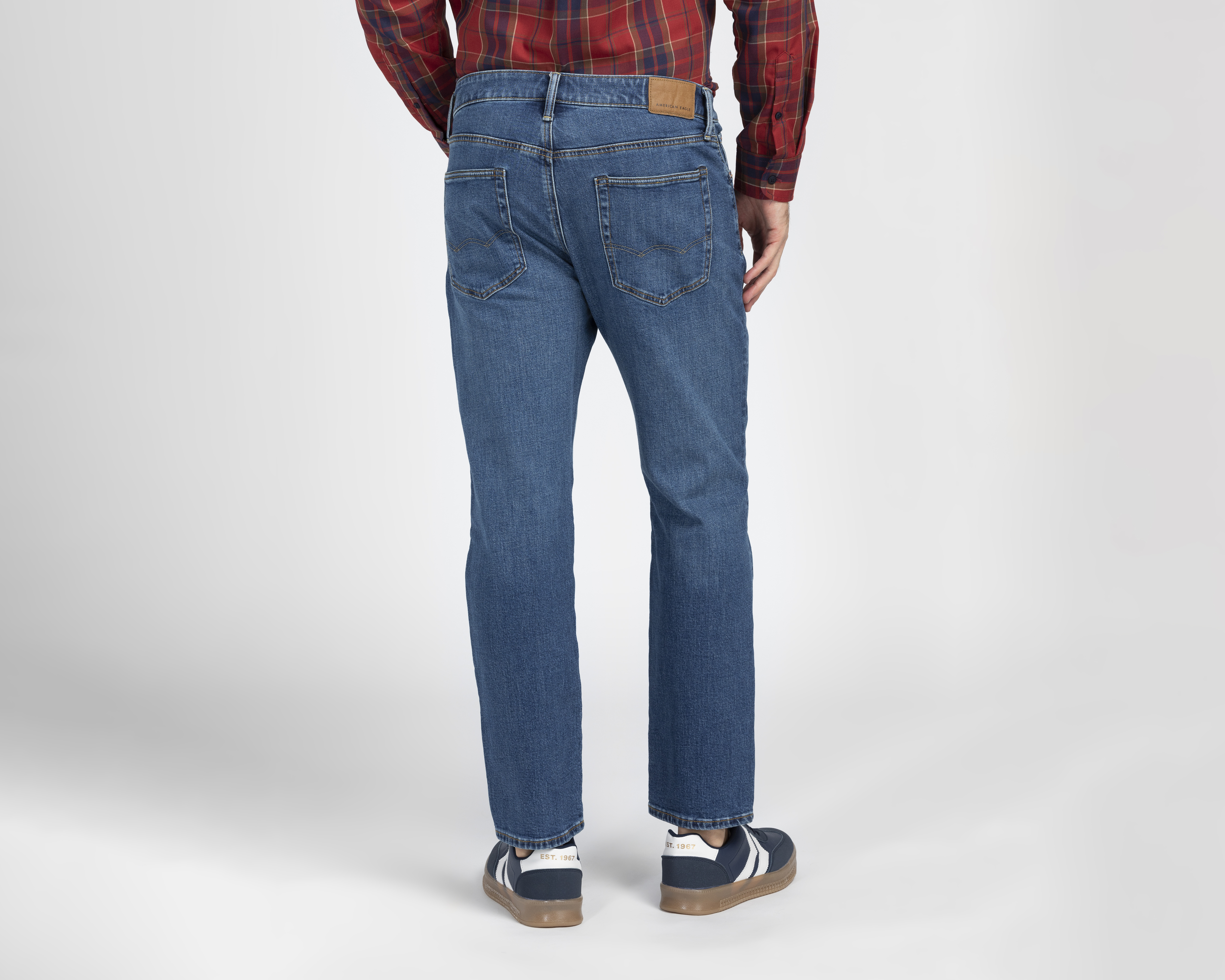 Foto 2 | Foto 2 | Jeans Slim Straight American Eagle para Hombre