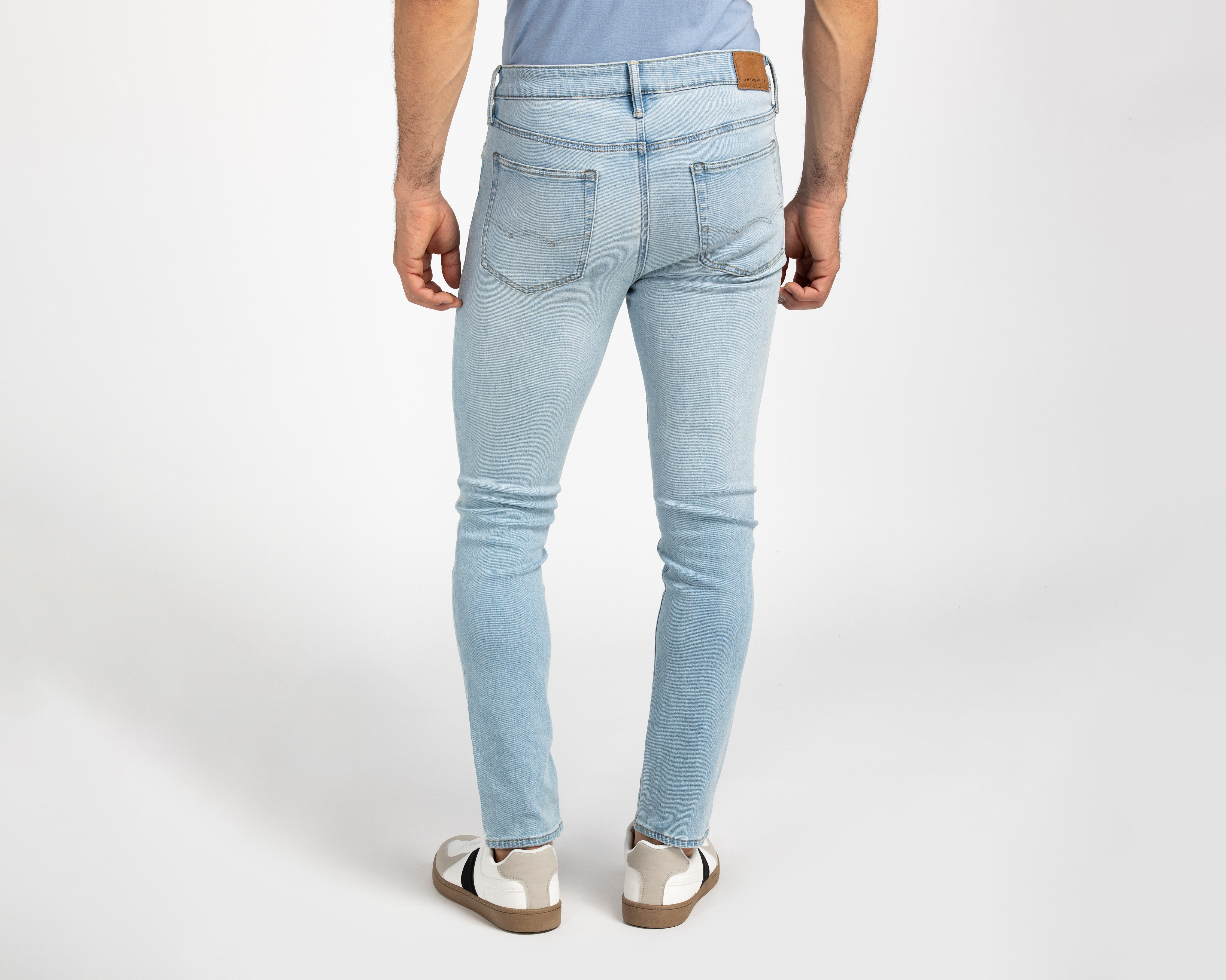 Foto 3 pulgar | Foto 2 | Jeans Skinny American Eagle Light Clean para Hombre