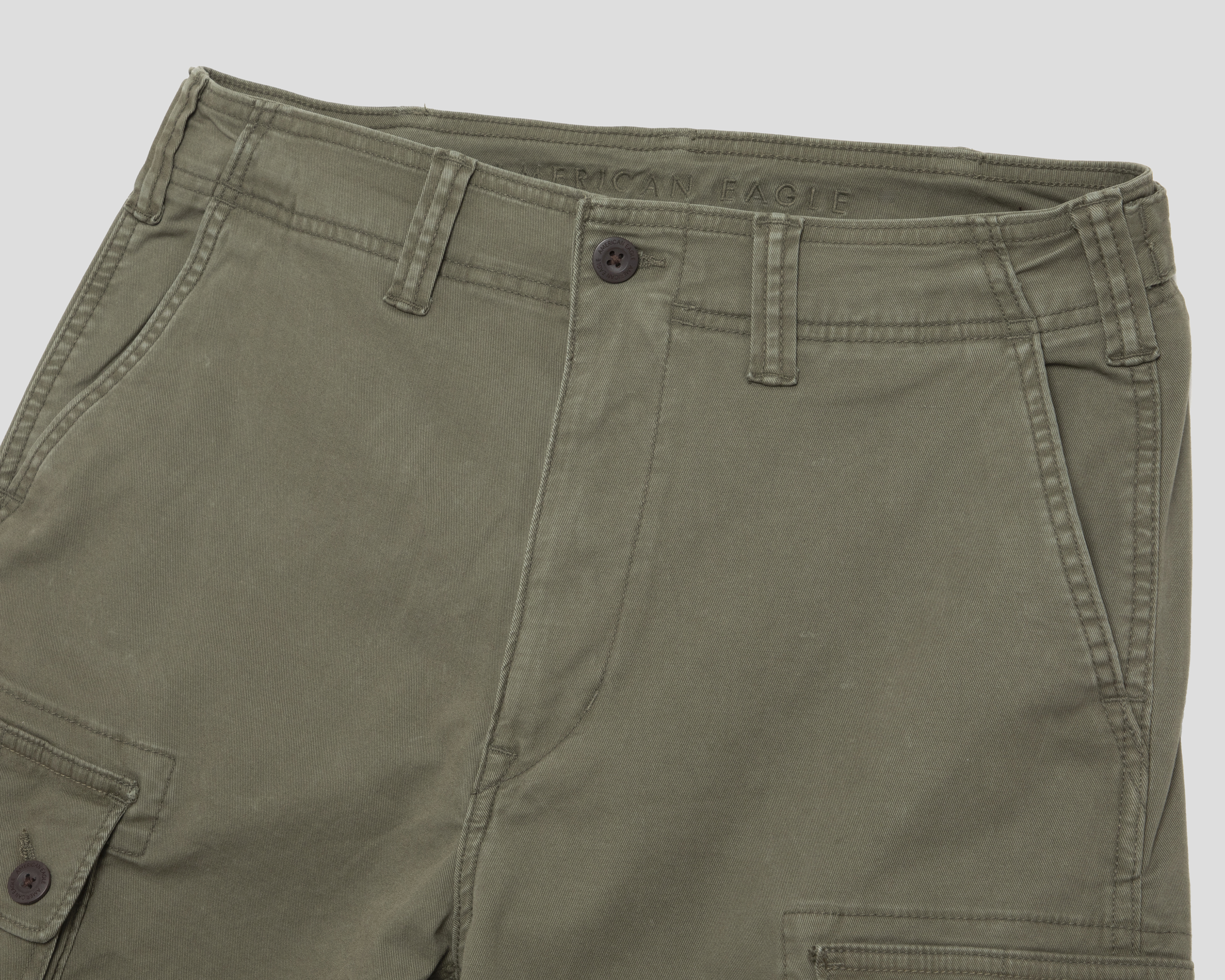 Foto 4 pulgar | Foto 3 | Pantalón Cargo American Eagle Verde Olivo para Hombre