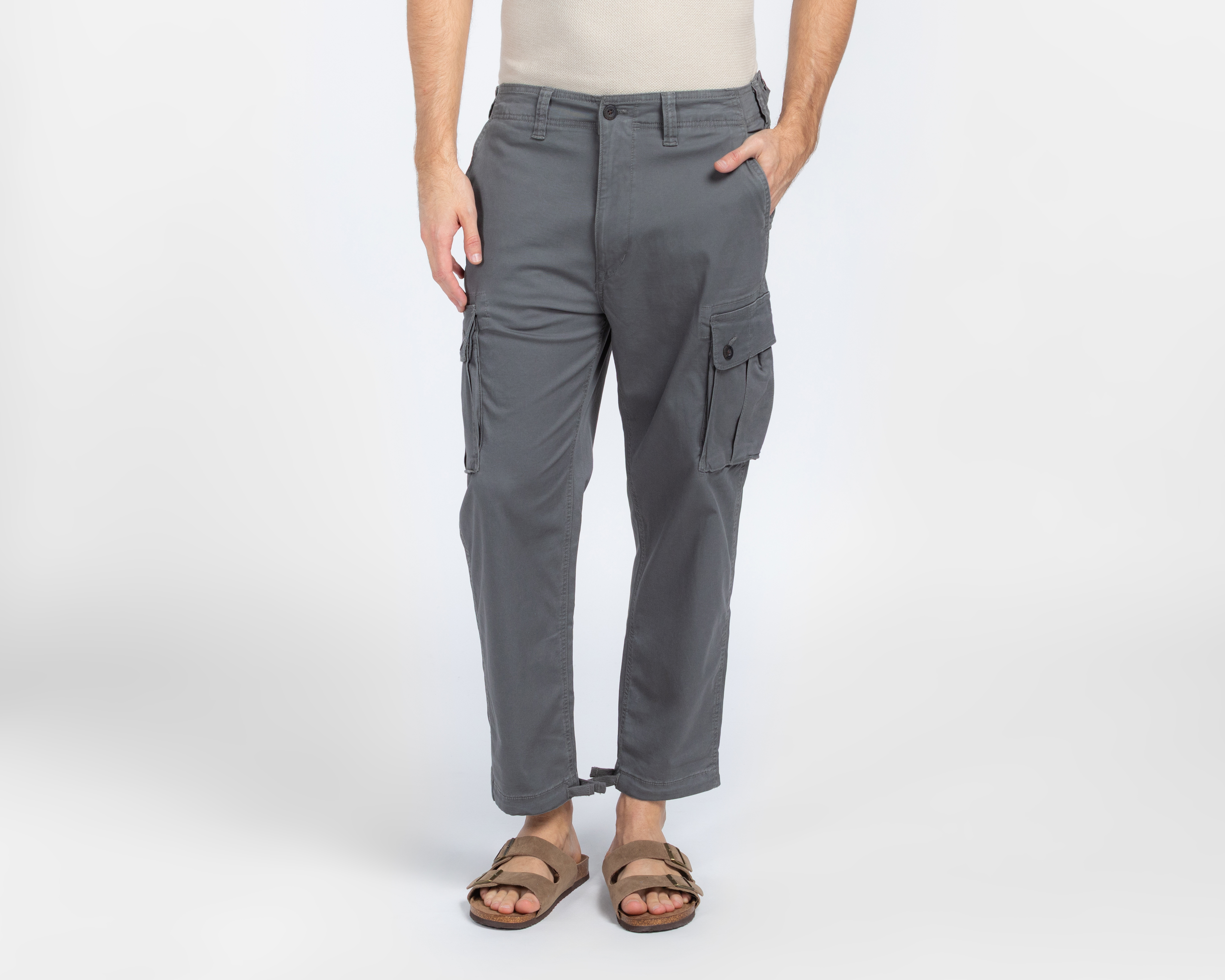 Pantalón Cargo American Eagle Gris para Hombre