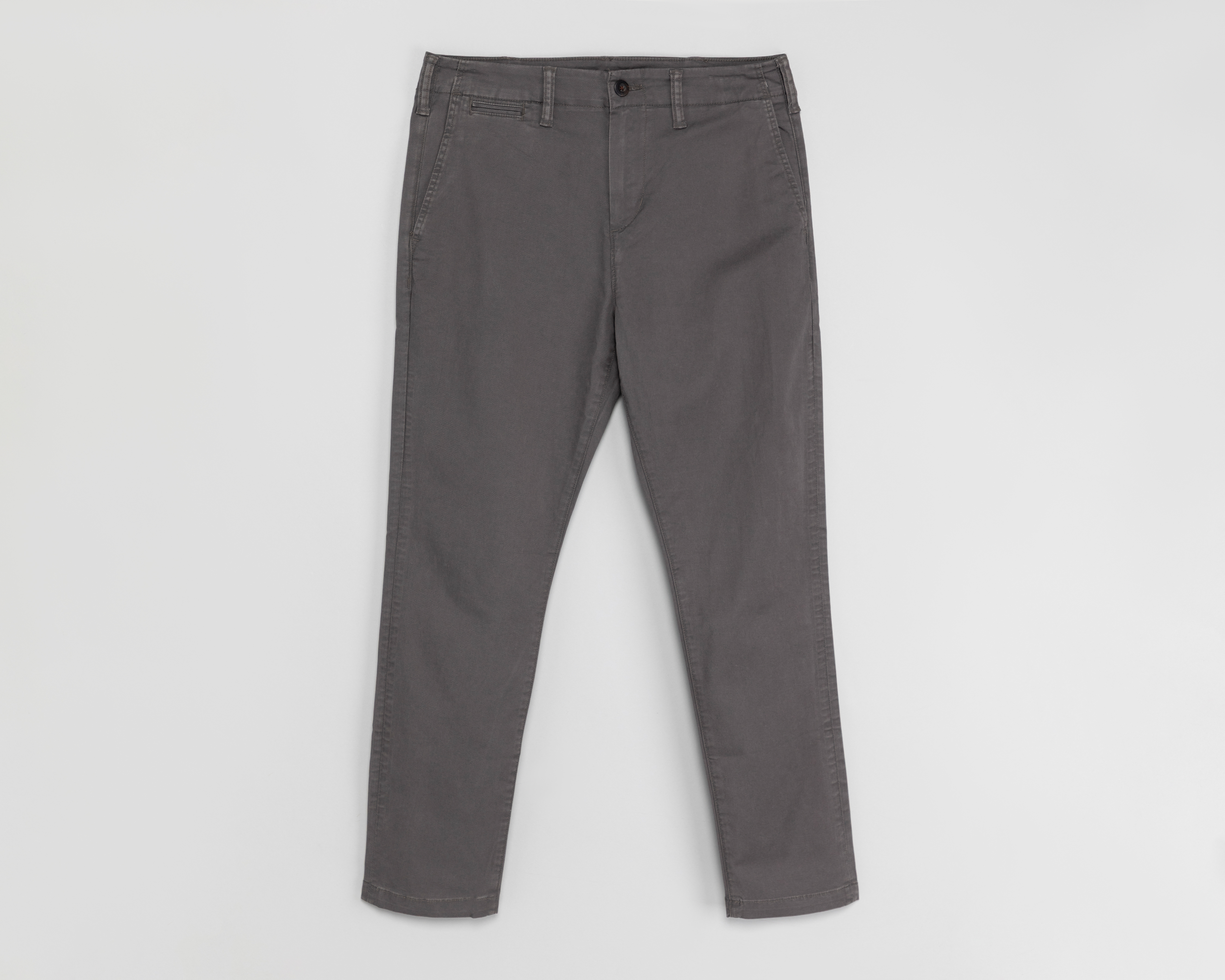 Foto 2 pulgar | Foto 1 | Pantalón de Gabardina American Eagle Gris para Hombre