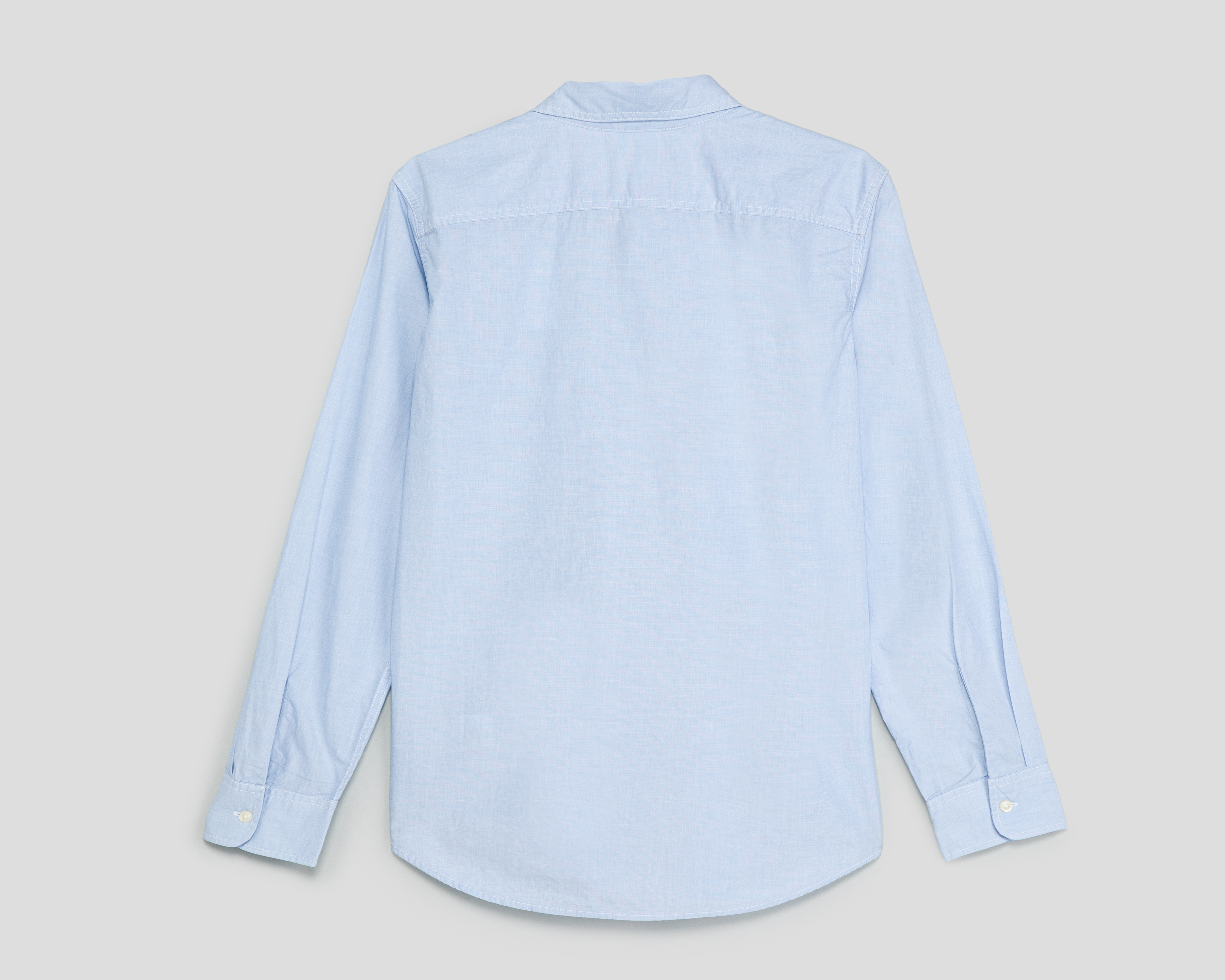 Foto 3 pulgar | Foto 2 | Camisa Casual de Algodón American Eagle Regular Lisa para Hombre