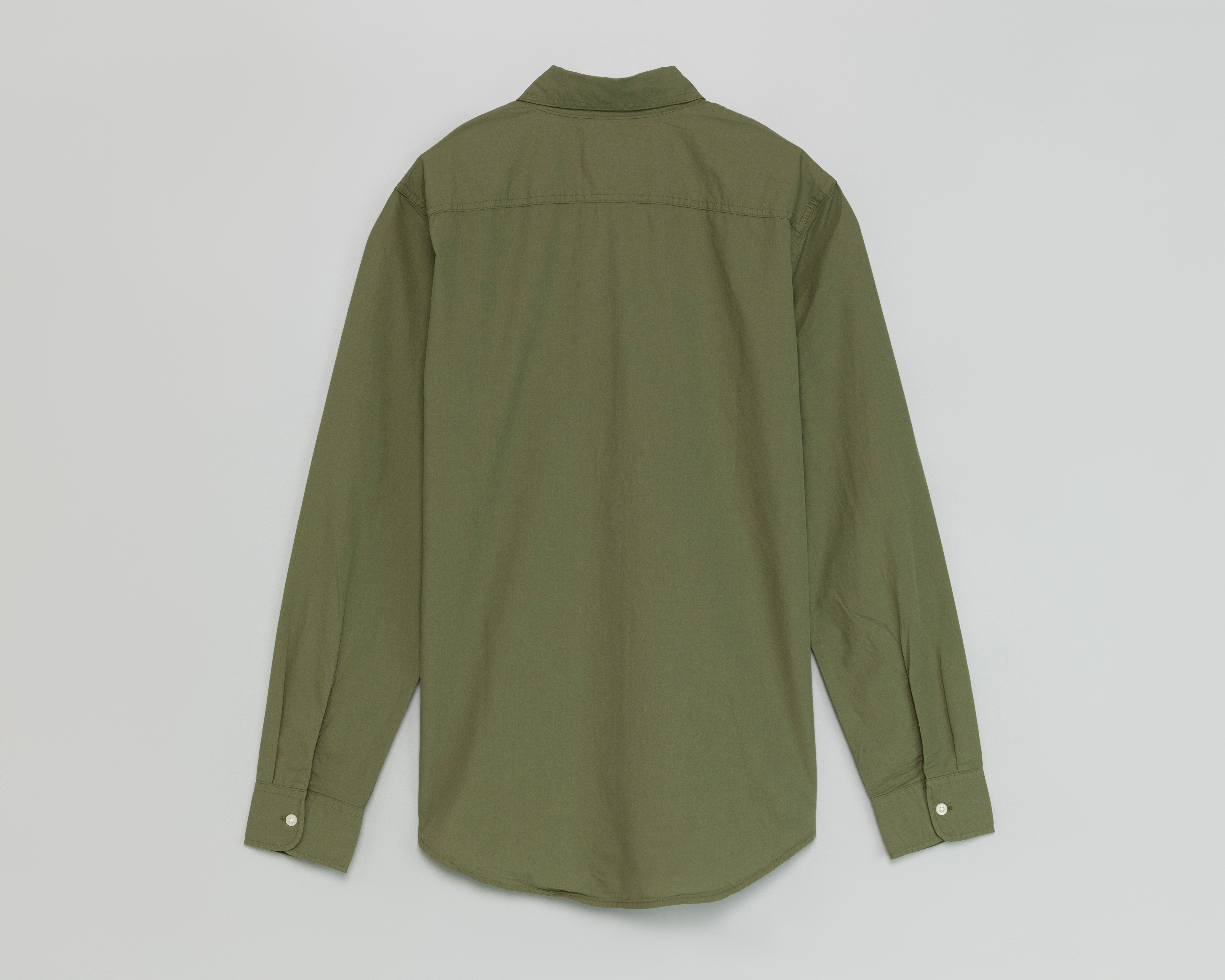 Foto 2 | Foto 2 | Camisa Casual de Algodón American Eagle Regular Fit Lisa para Hombre