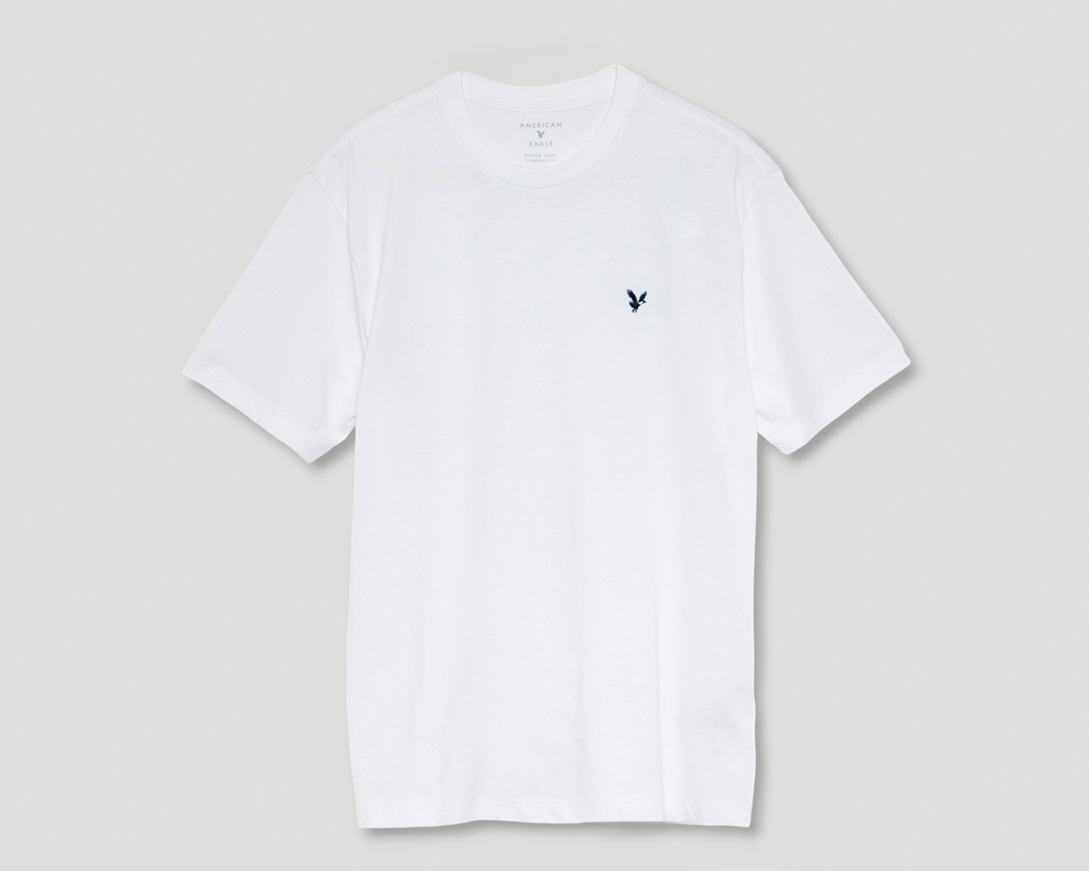 Foto 1 | Foto 1 | Playera de Cuello Redondo Blanca American Eagle para Hombre