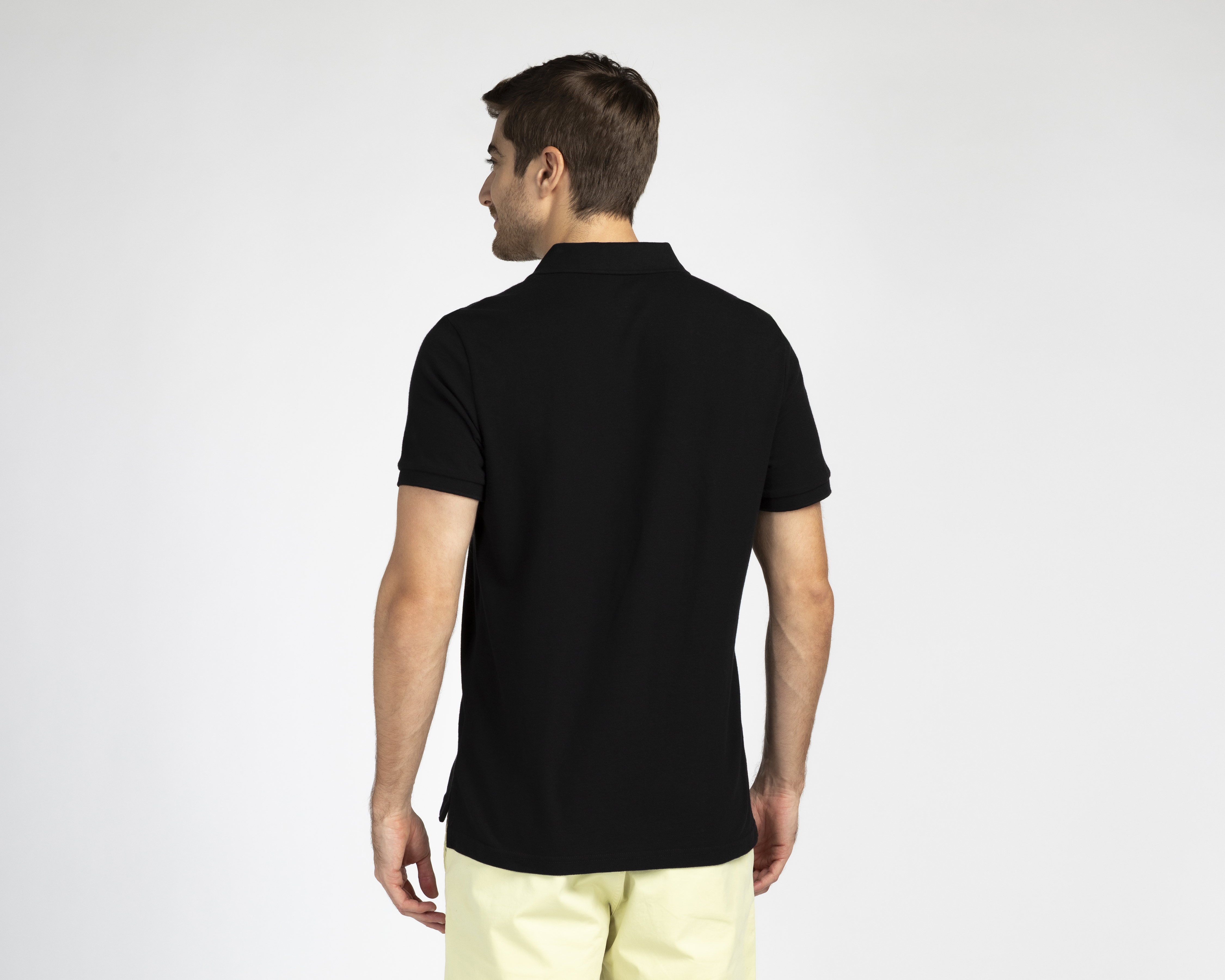 Foto 3 pulgar | Foto 2 | Playera Polo American Eagle Negra para Hombre