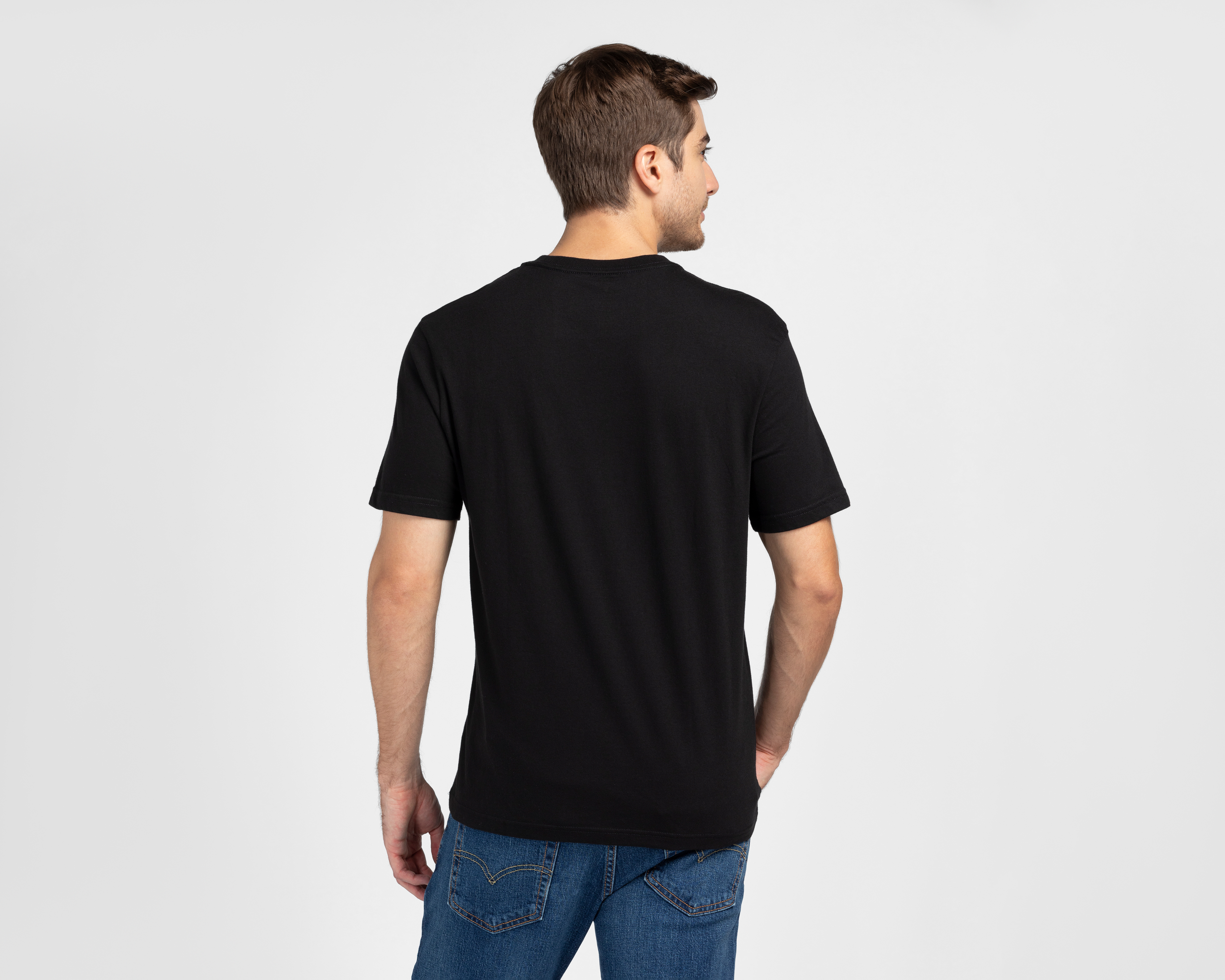 Foto 2 | Foto 2 | Playera de Cuello Redondo Negra American Eagle para Hombre