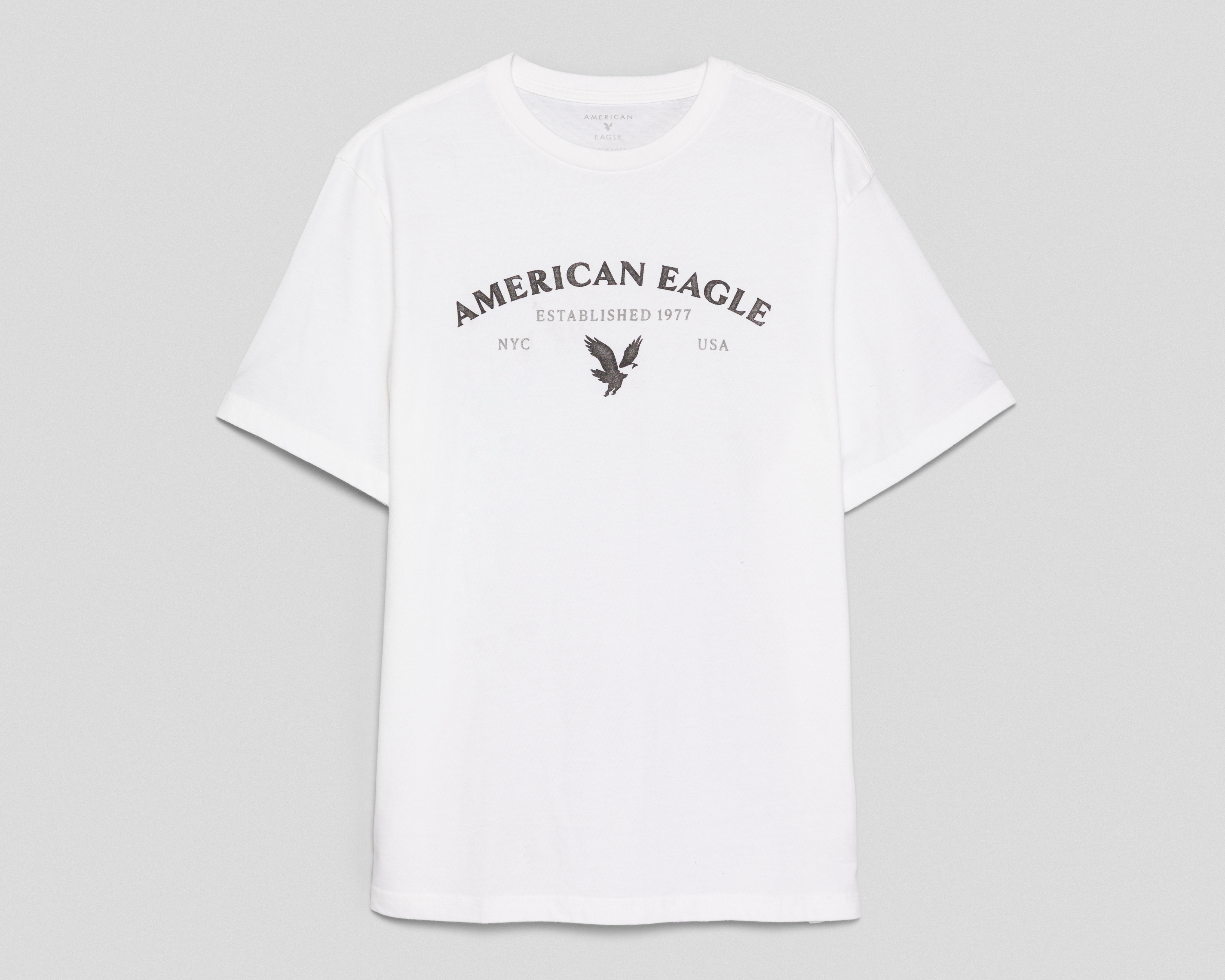 Foto 1 | Foto 1 | Playera de Cuello Redondo Blanca American Eagle para Hombre