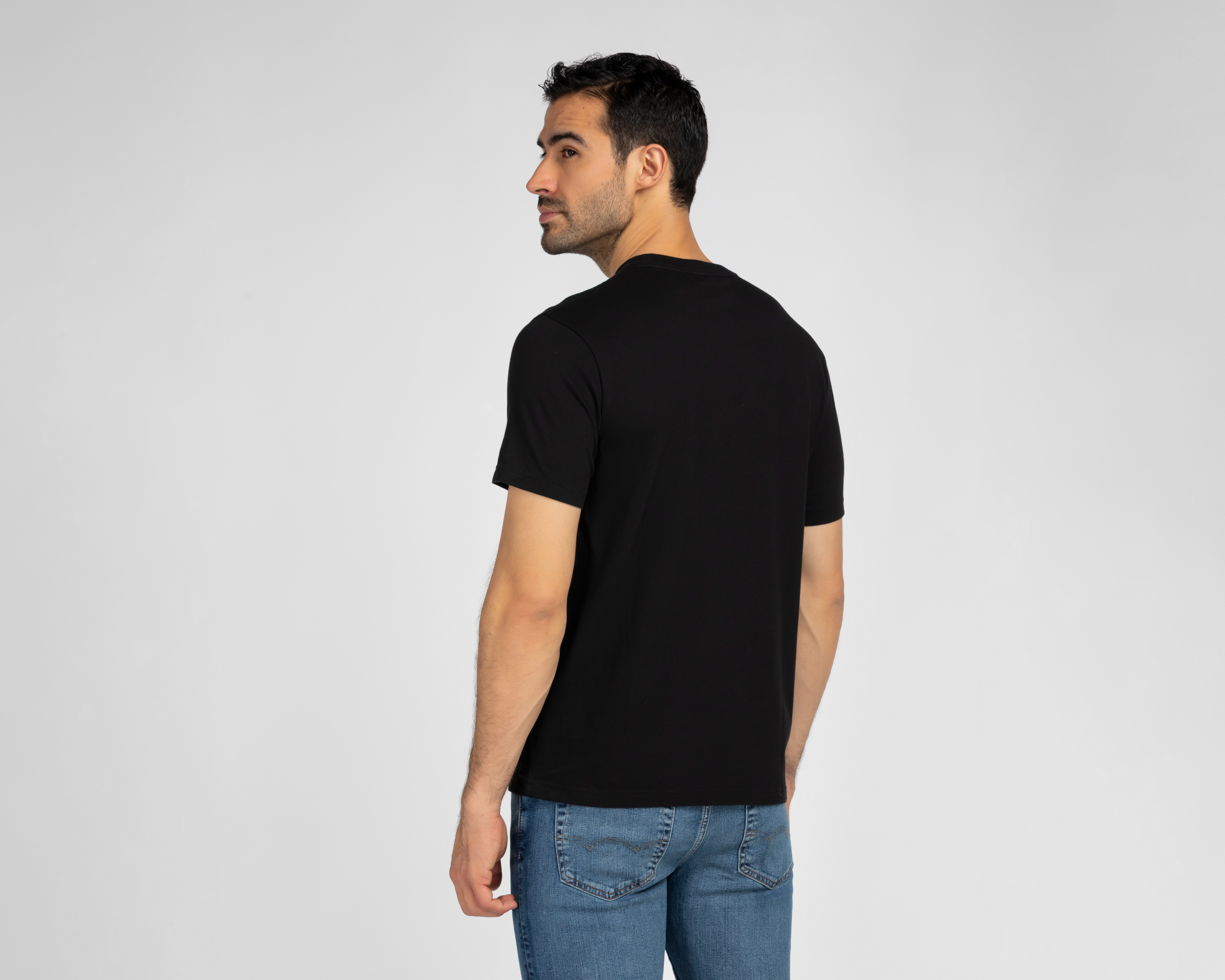 Foto 2 | Foto 2 | Playera de Cuello Redondo Negra American Eagle para Hombre