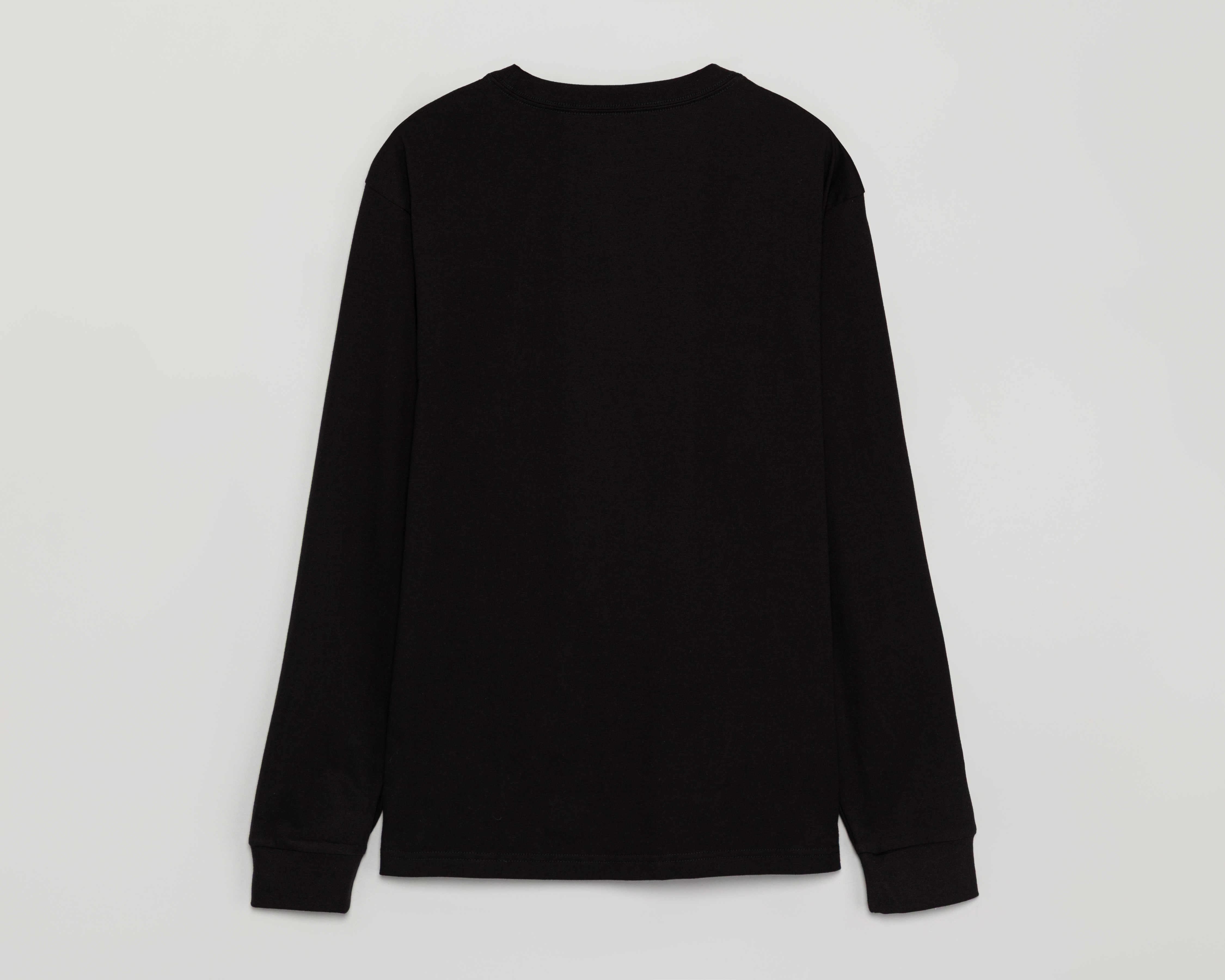 Foto 3 pulgar | Foto 2 | Playera Manga Larga Cuello Redondo Negra American Eagle para Hombre