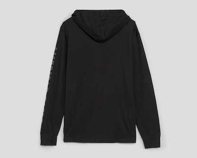 Foto 2 | Foto 2 | Playera Manga Larga con Capucha Negra American Eagle para Hombre