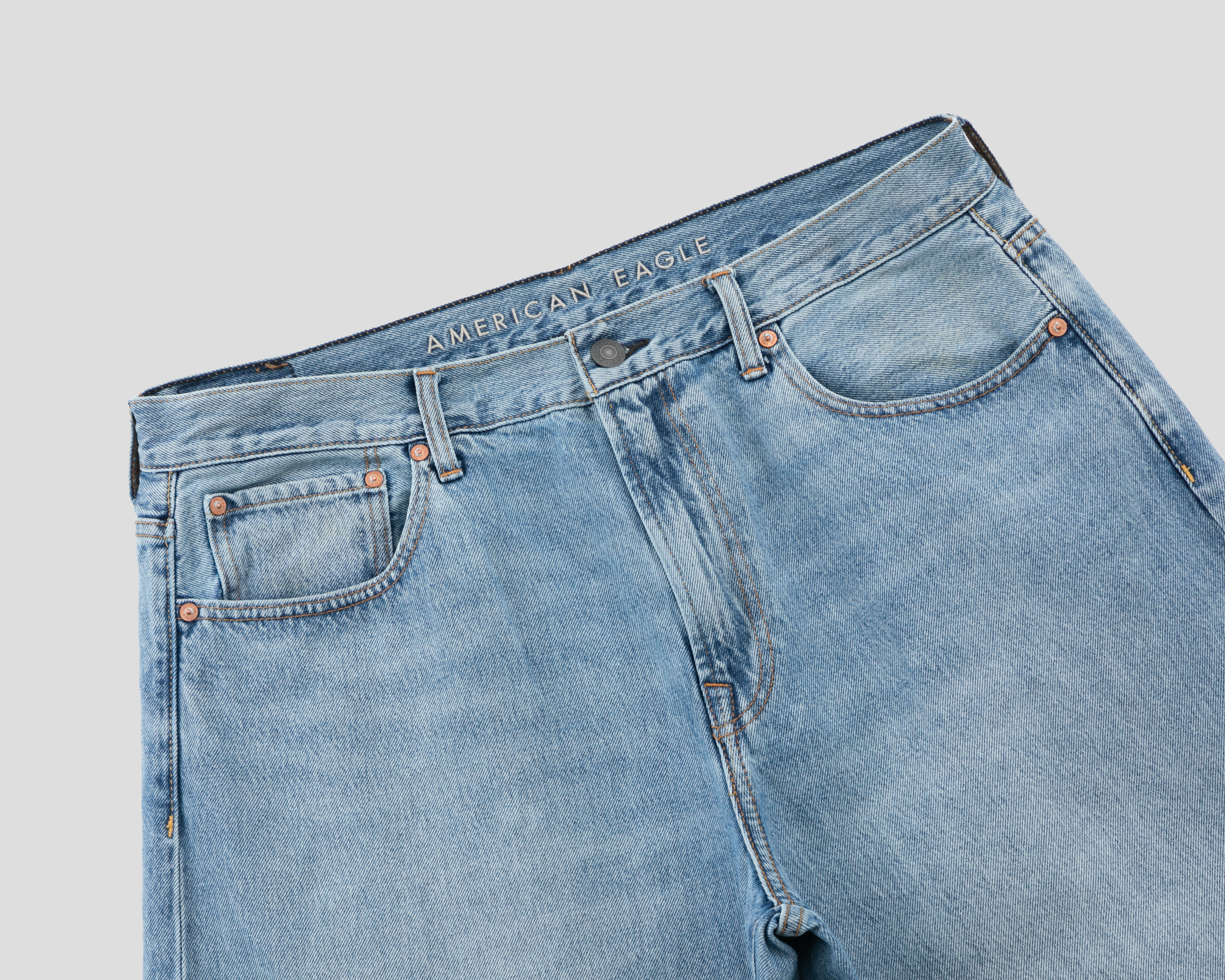 Foto 4 pulgar | Foto 3 | Jeans Baggy American Eagle para Hombre