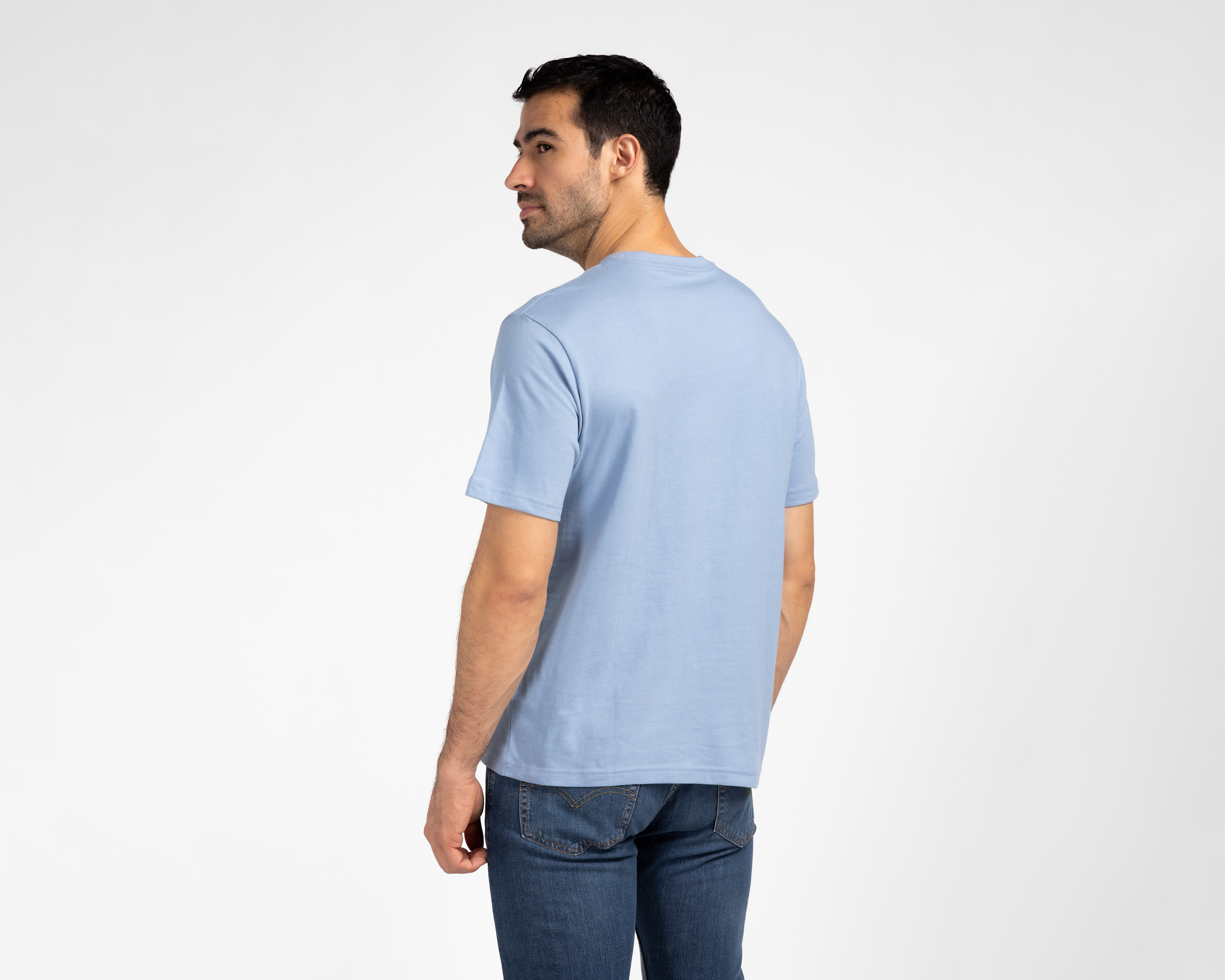 Foto 3 pulgar | Foto 2 | Playera Cuello Redondo Azul American Eagle para Hombre