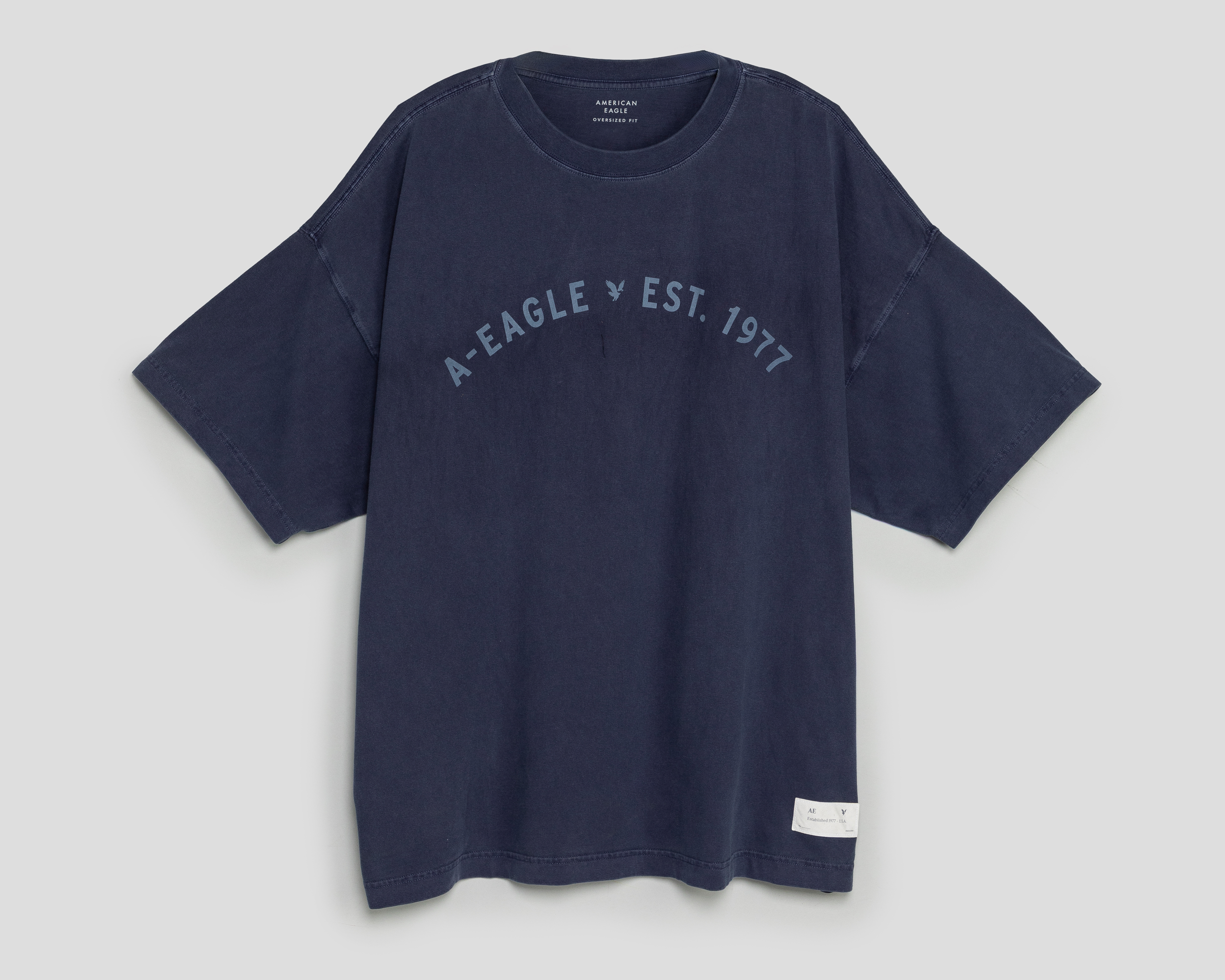 Foto 1 | Foto 1 | Playera Cuello Redondo Azul American Eagle para Hombre