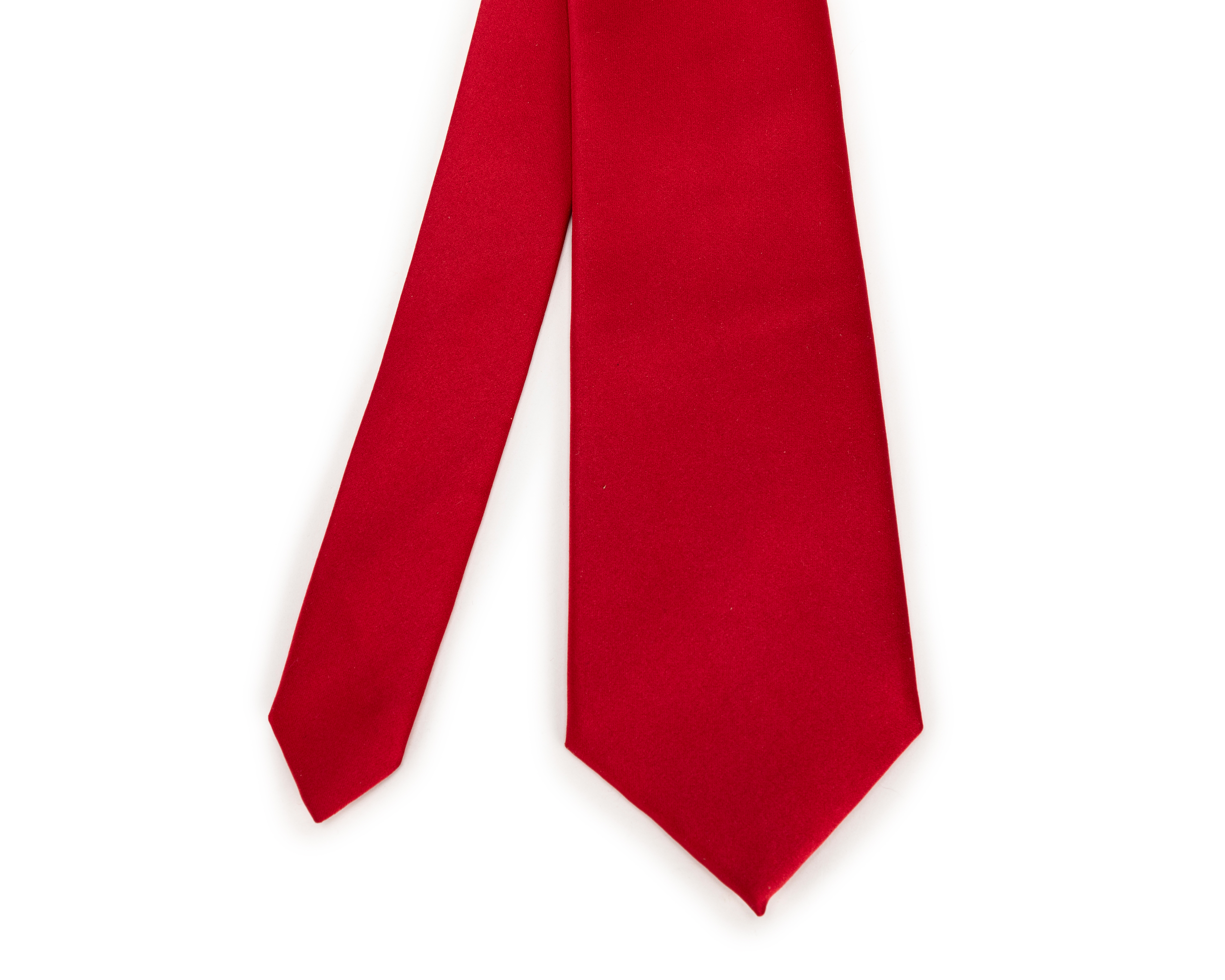 Foto 4 pulgar | Foto 3 | Corbata Lisa Wall Street Roja