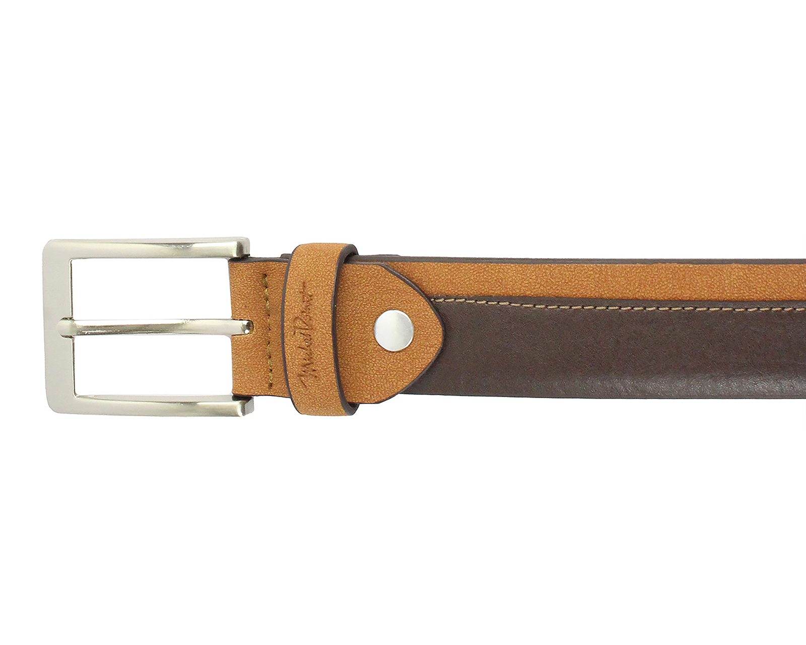 Foto 4 pulgar | Foto 3 | Cinturón de Piel para Hombre Michel Domit