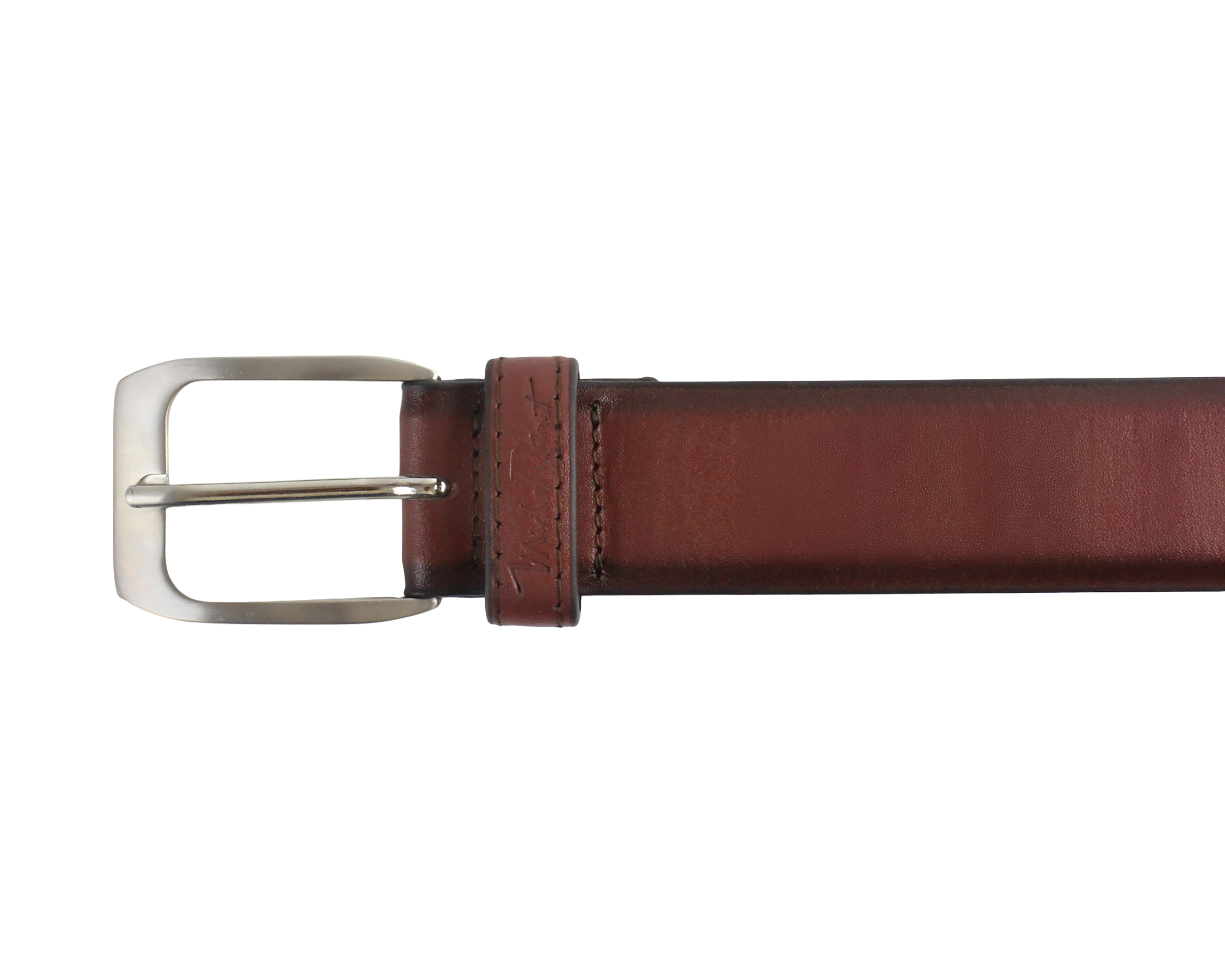 Foto 4 pulgar | Foto 3 | Cinturón de Piel para Hombre Michel Domit Tabaco