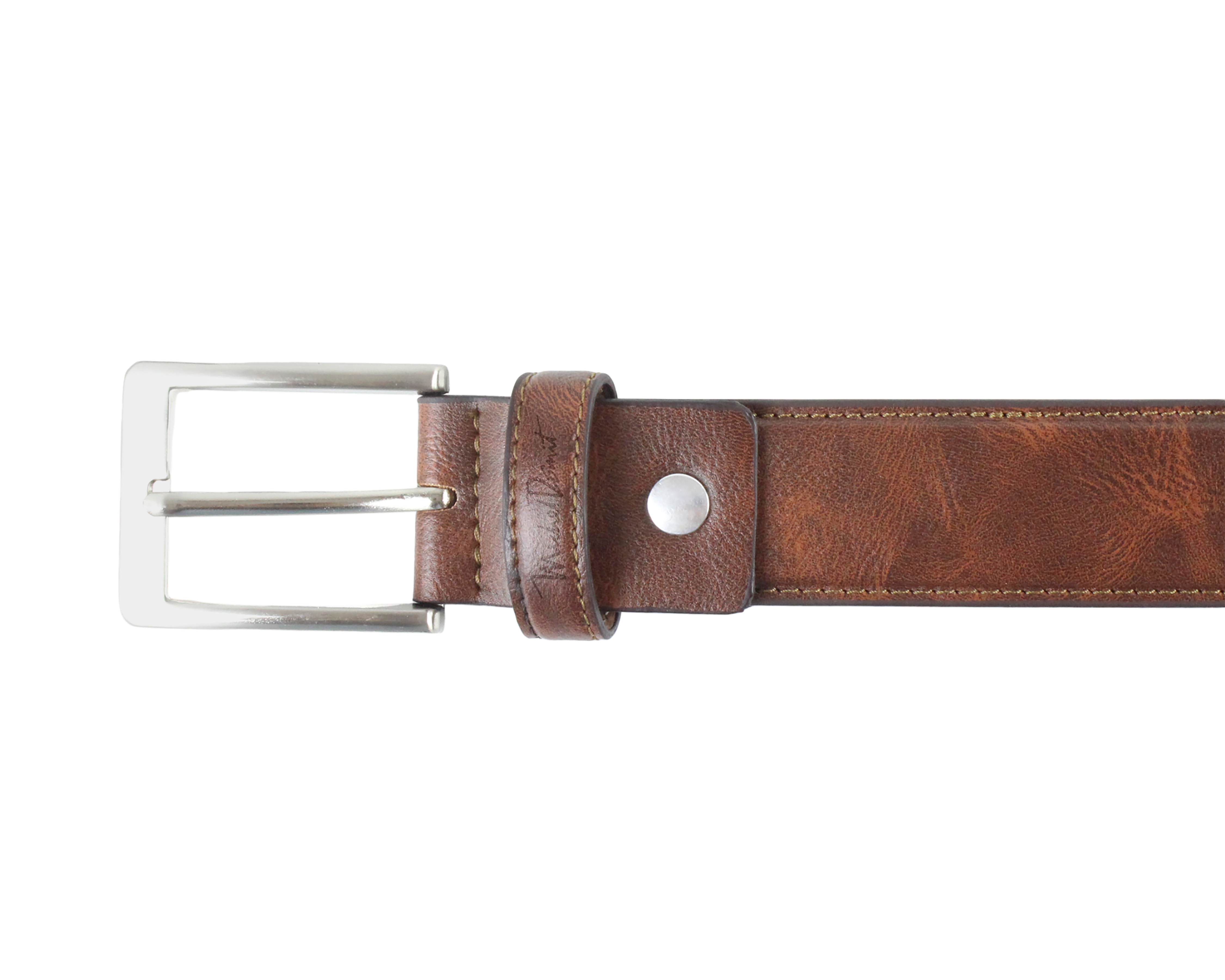 Foto 4 pulgar | Foto 3 | Cinturón de Piel para Hombre Michel Domit Café