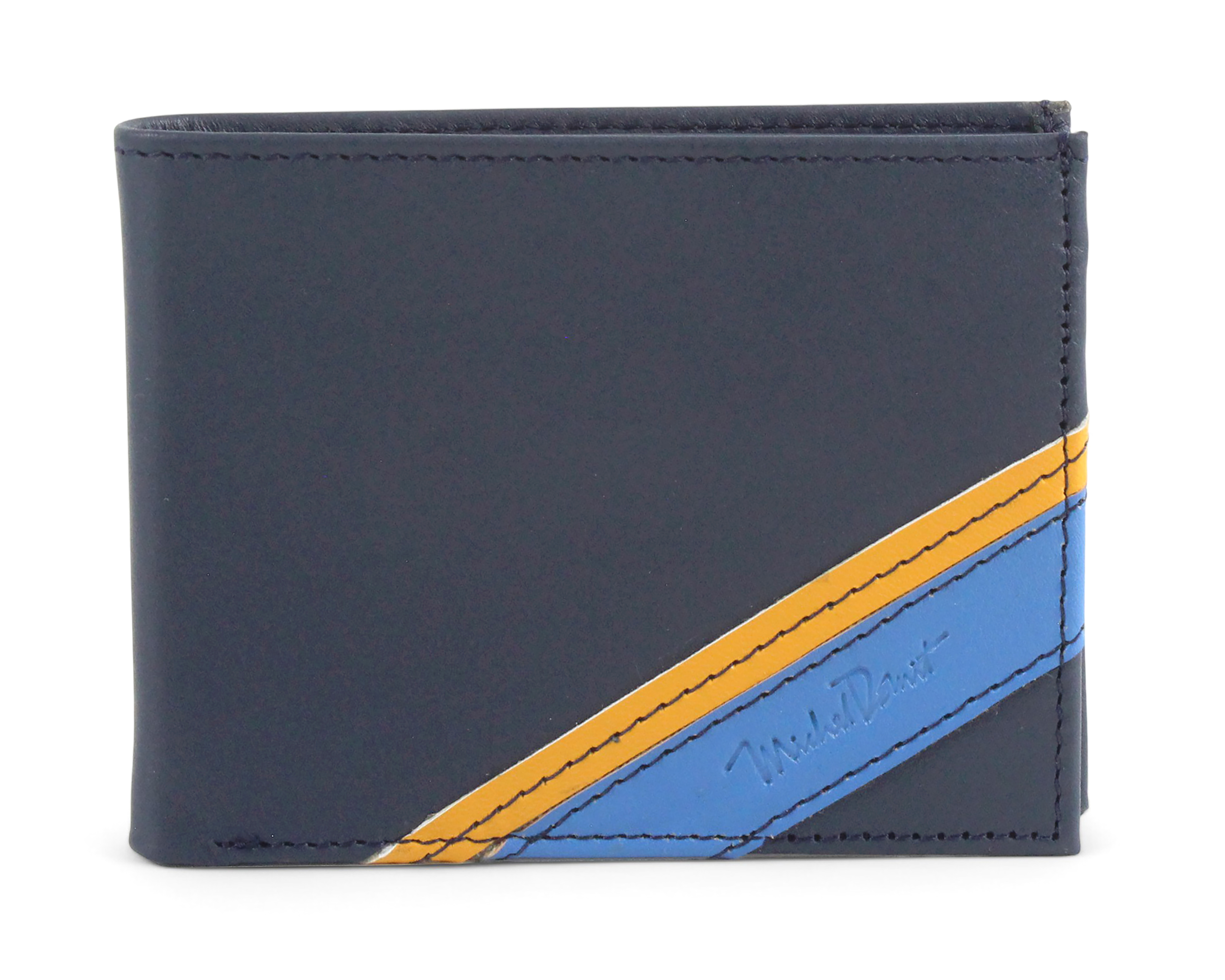 Foto 2 pulgar | Foto 1 | Cartera de Piel para Hombre Michel Domit Azul Marino