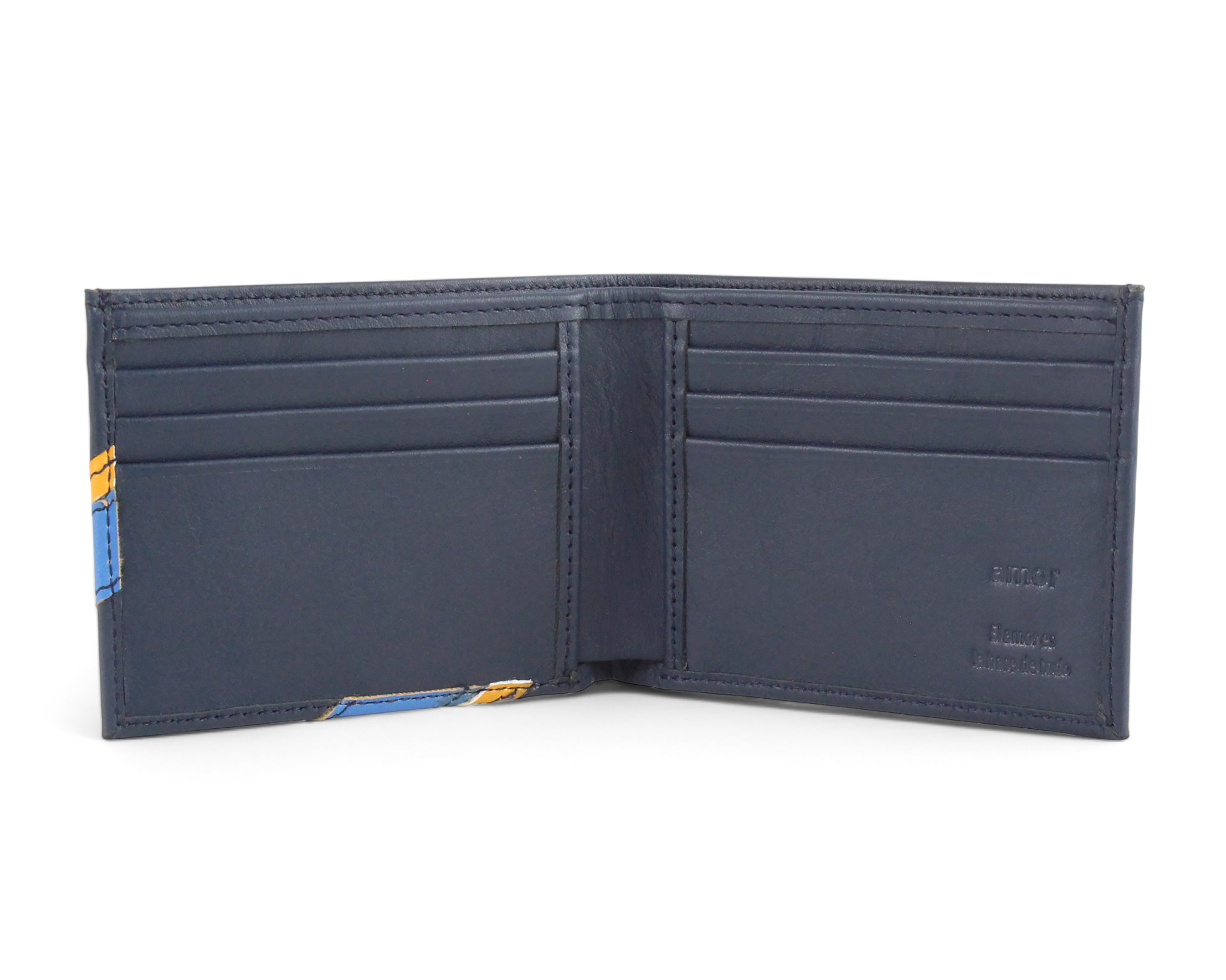 Foto 4 pulgar | Foto 3 | Cartera de Piel para Hombre Michel Domit Azul Marino