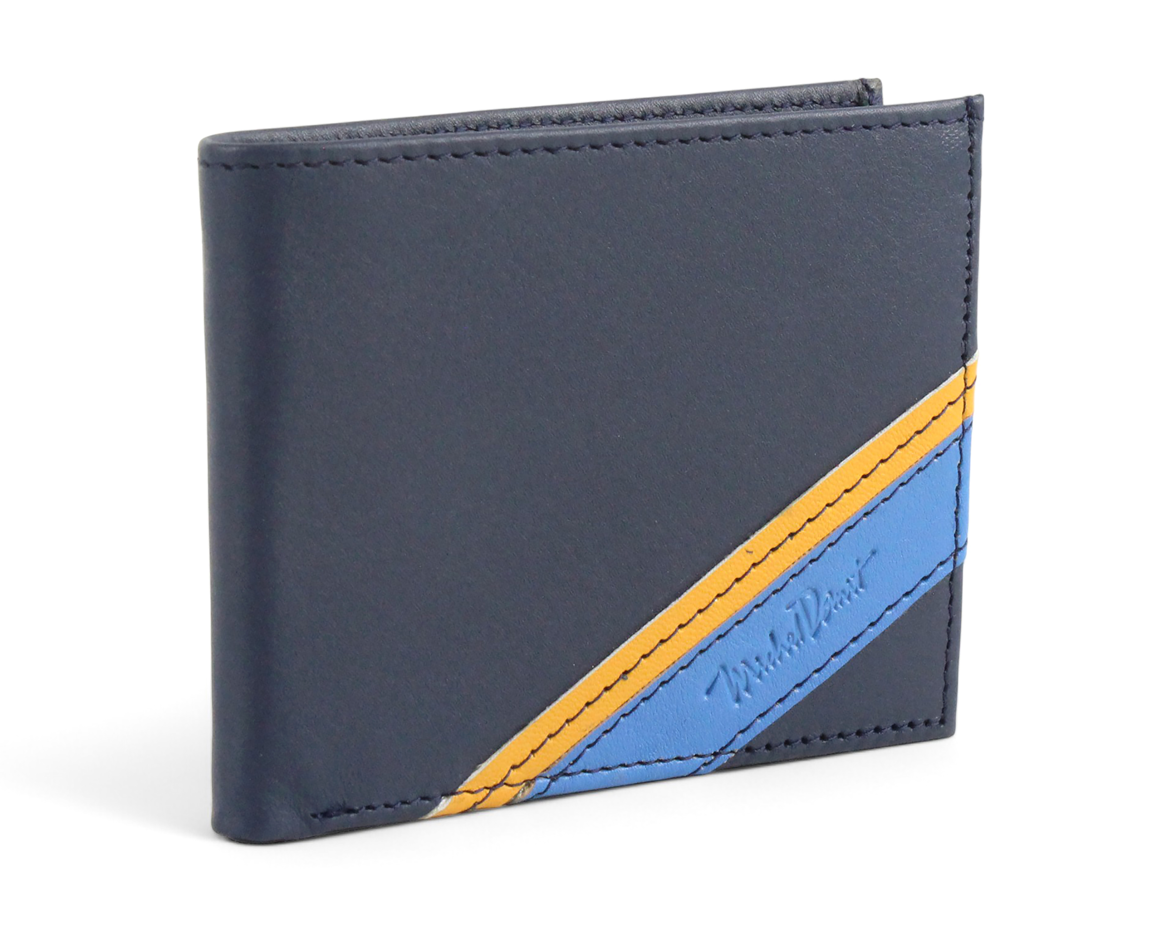 Foto 5 pulgar | Foto 4 | Cartera de Piel para Hombre Michel Domit Azul Marino