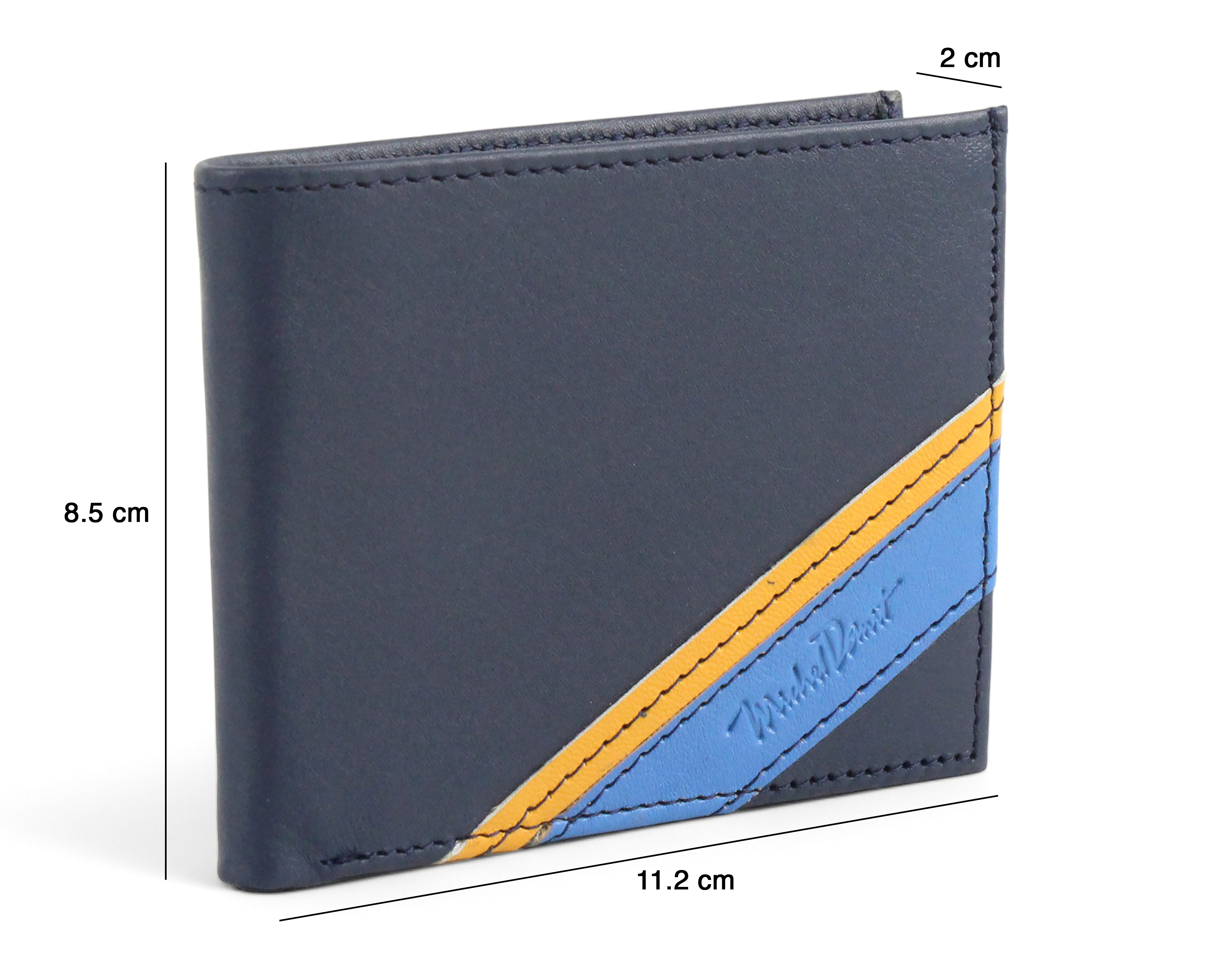 Foto 7 pulgar | Foto 6 | Cartera de Piel para Hombre Michel Domit Azul Marino