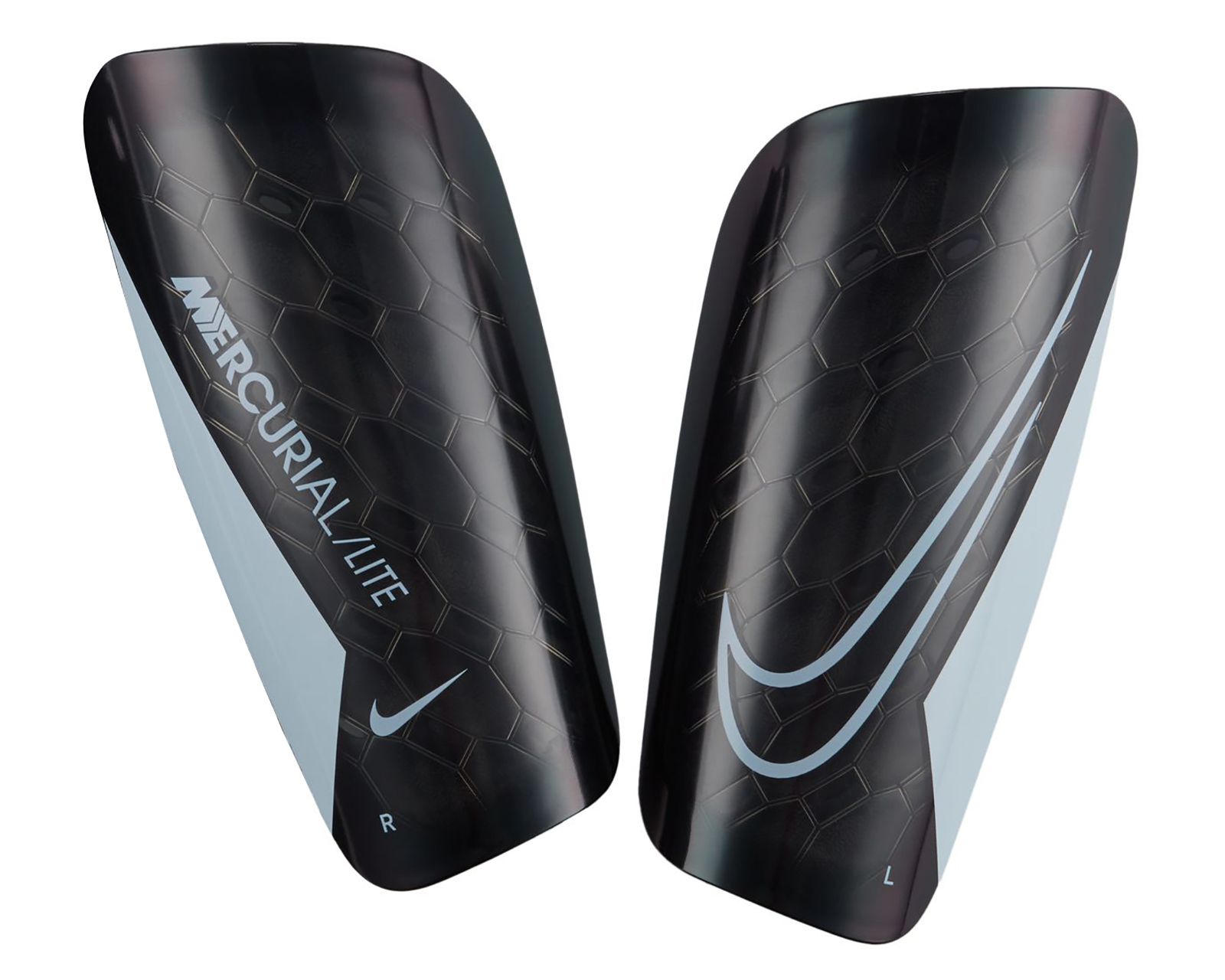 Foto 3 pulgar | Foto 2 | Espinilleras para Futbol Nike Mercurial Lite Negras Medianas