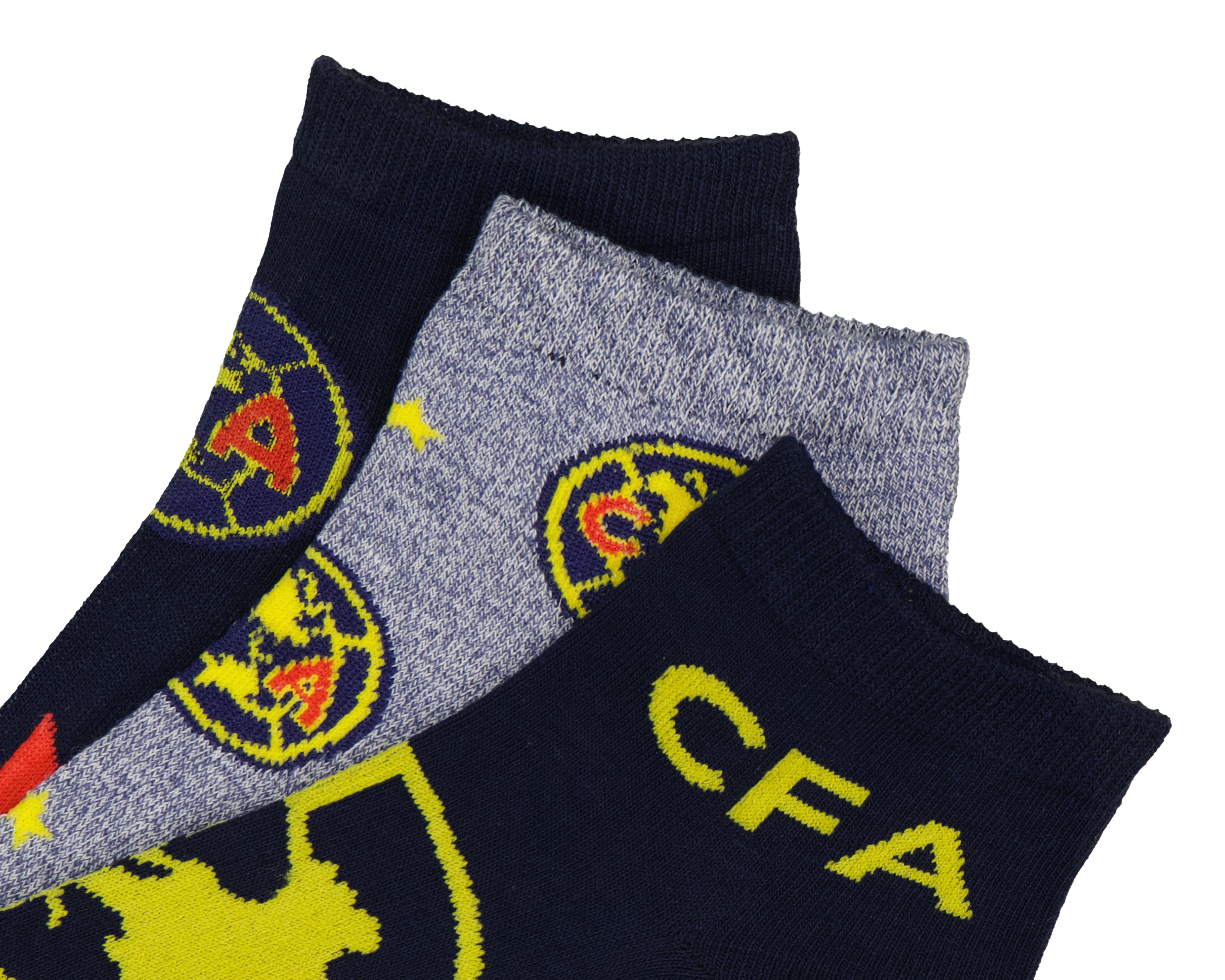 Foto 3 pulgar | Foto 2 | Calcetas Cortas Club América para Hombre 3 Pares