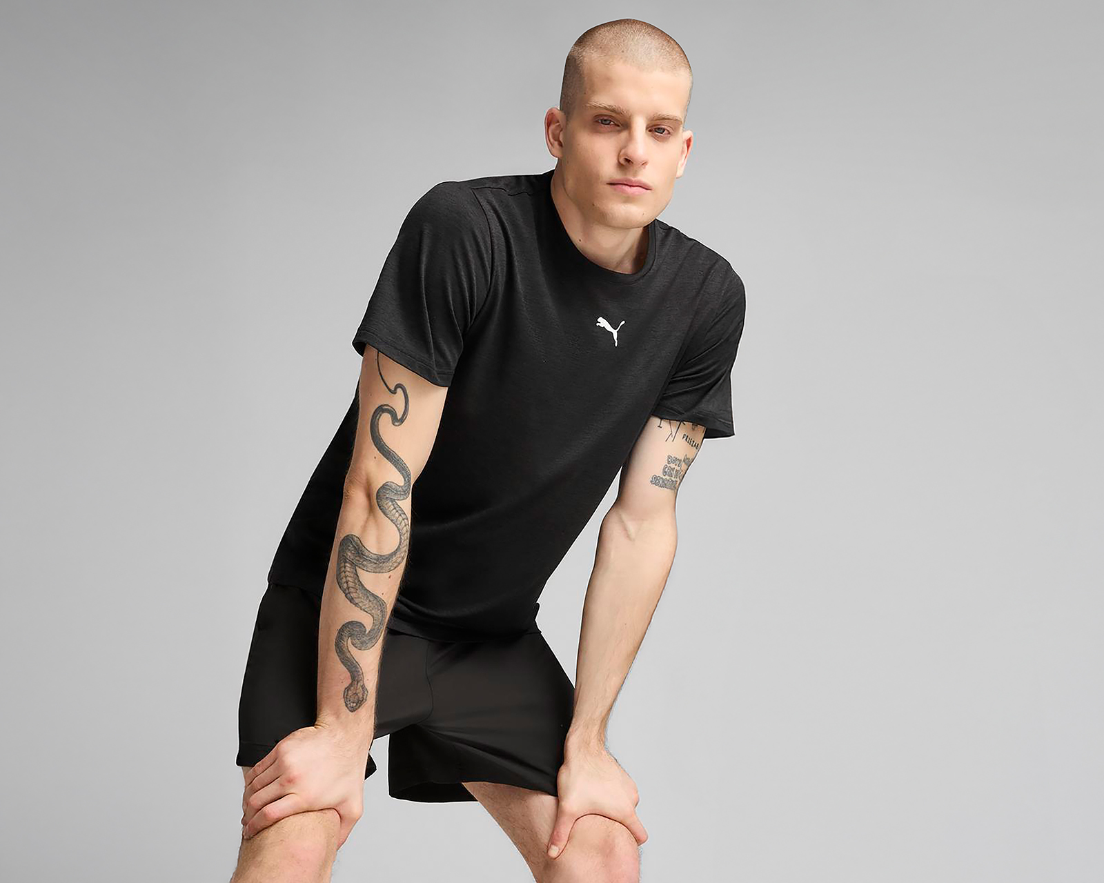 Playera Deportiva Puma Train All Day Essentials Texture dryCELL para Hombre