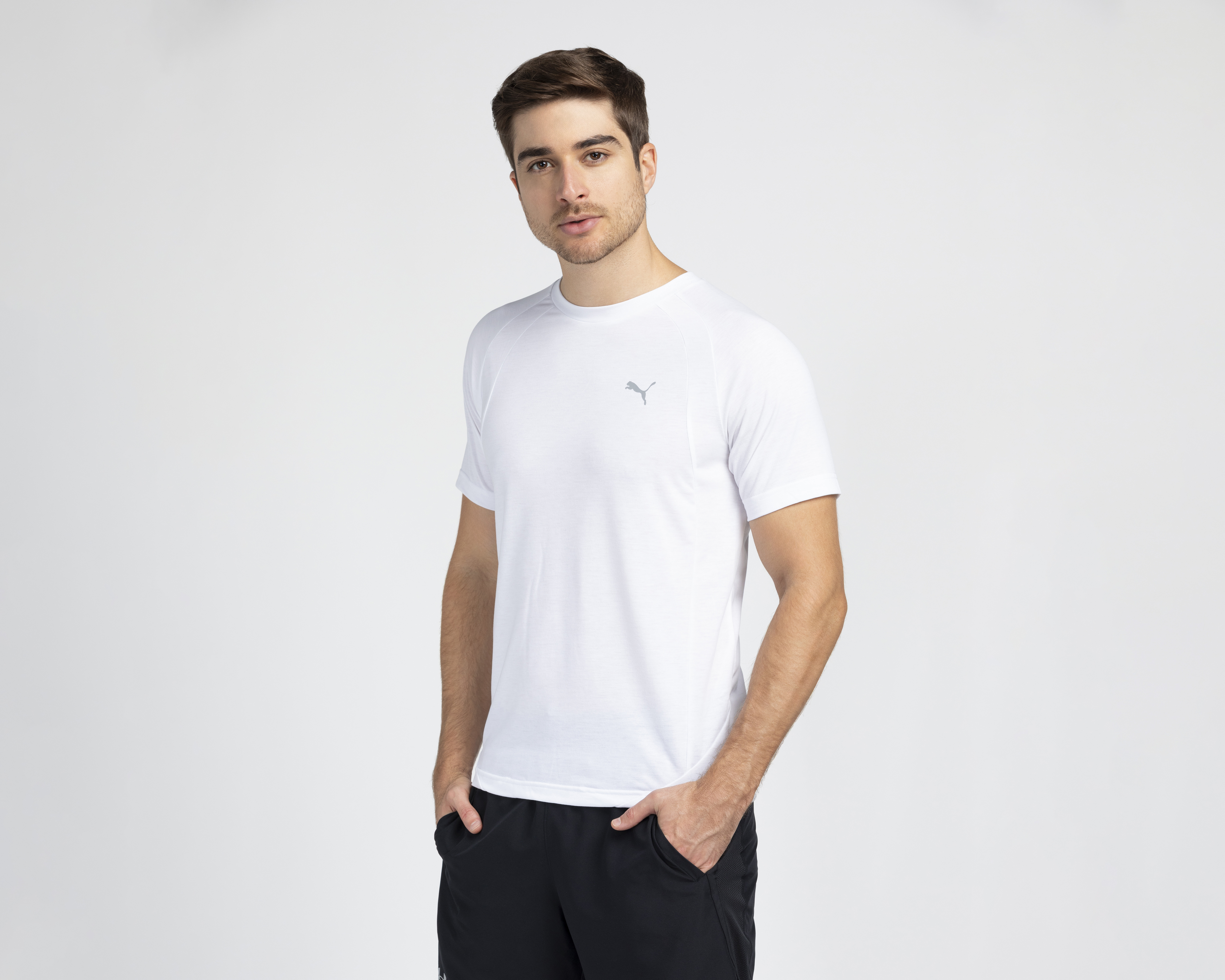 Foto 2 pulgar | Foto 1 | Playera Deportiva Puma Evostripe Tee DryCELL para Hombre